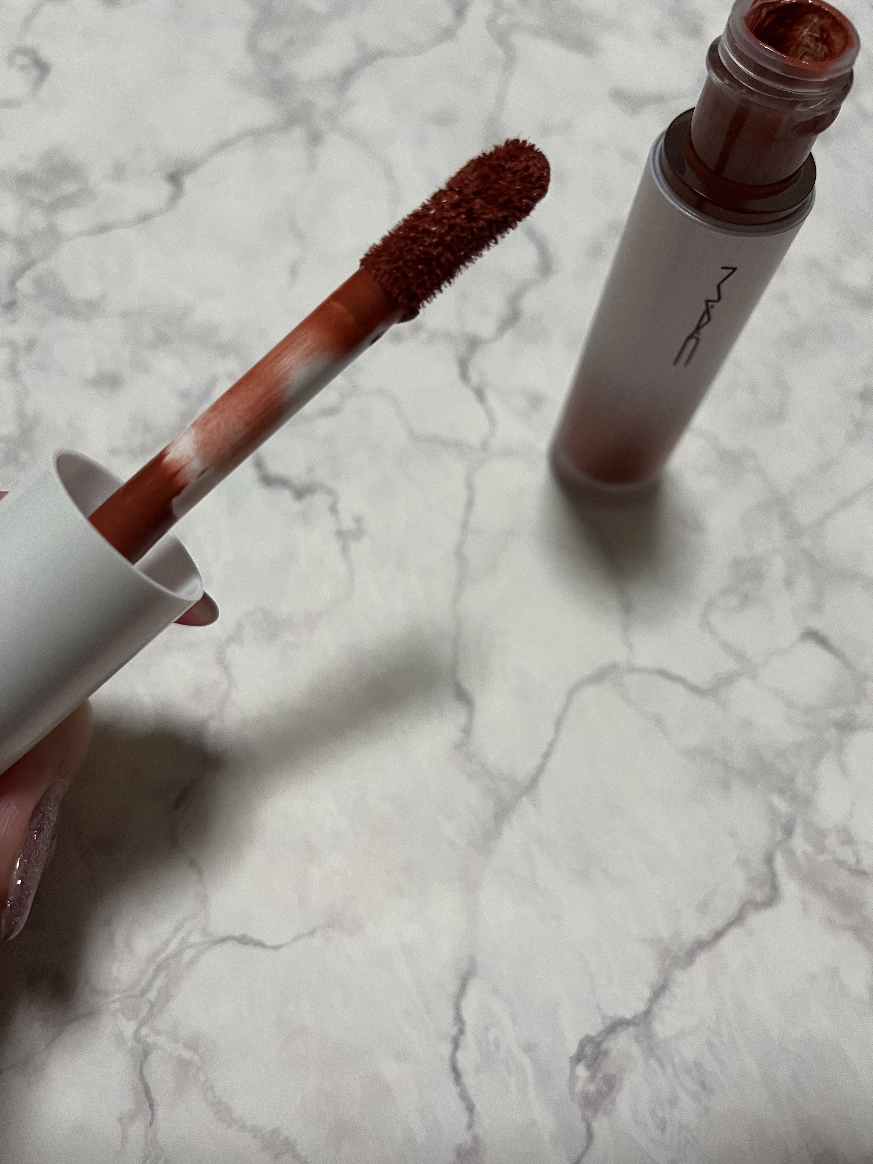 ストロボ ビーム リキッド ブラッシュ/M・A・C/リキッドチークを使ったクチコミ（2枚目）