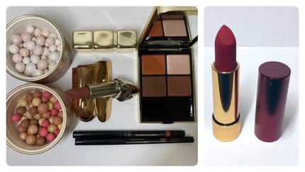 グッチ ルージュ ア レーヴル マット/GUCCI beauty/口紅を使ったクチコミ(3枚目)