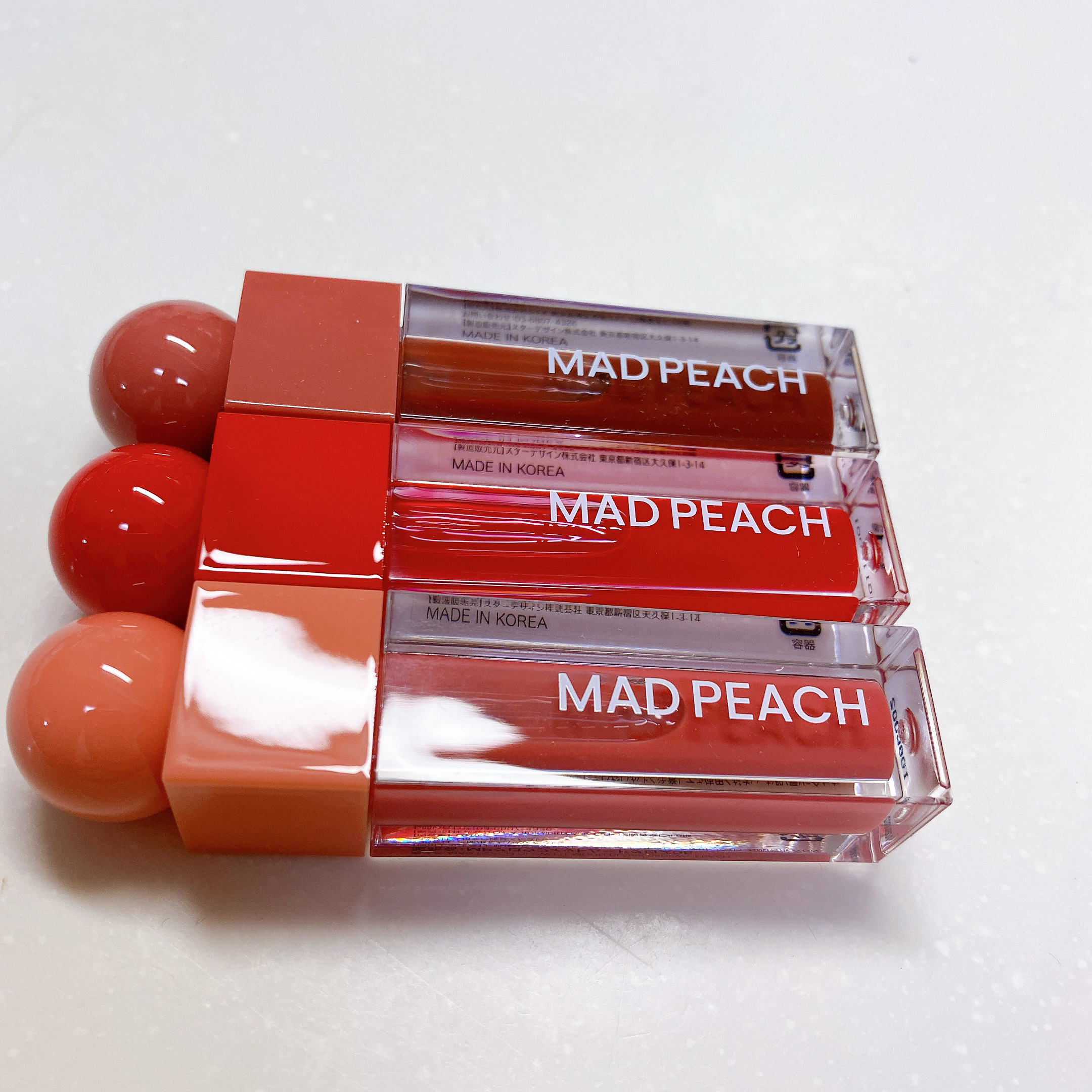 マッドピーチグロウフィットムードグロス/MAD PEACH/リップグロスを使ったクチコミ（1枚目）