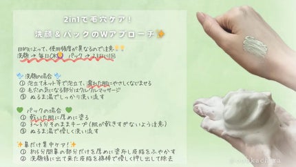 グリーントマトクレイマスククレンザー/FULLY/洗い流すパック・マスクを使ったクチコミ(3枚目)