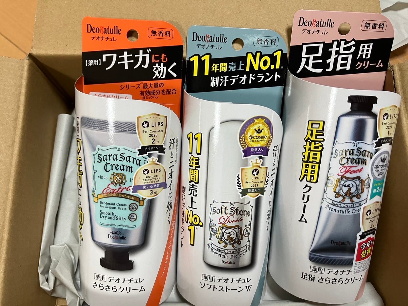 薬用ソフトストーンW/デオナチュレ/デオドラント・制汗剤を使ったクチコミ(1枚目)