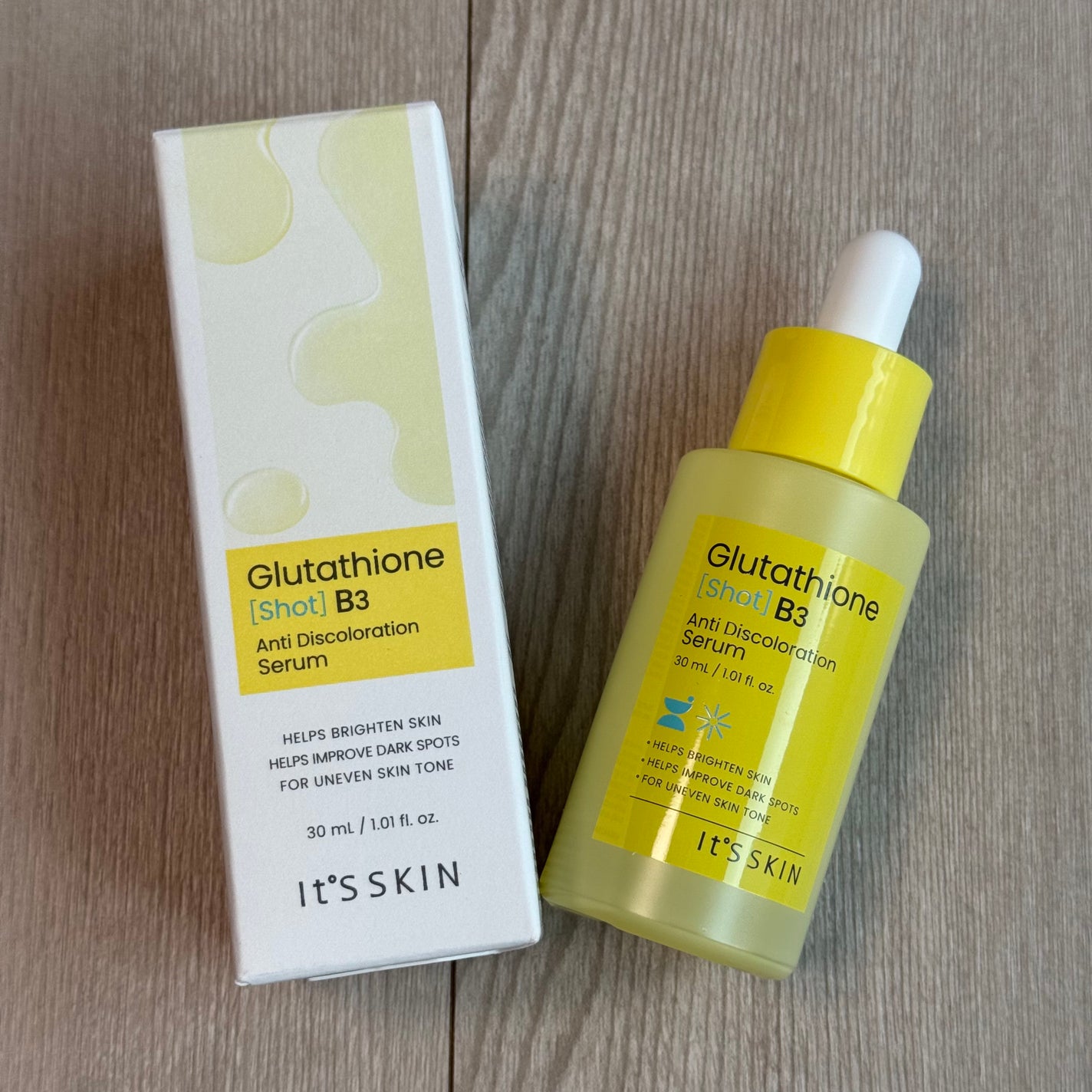グルタチオンショットB3シミ跡セラム/It's skin/美容液を使ったクチコミ(1枚目)