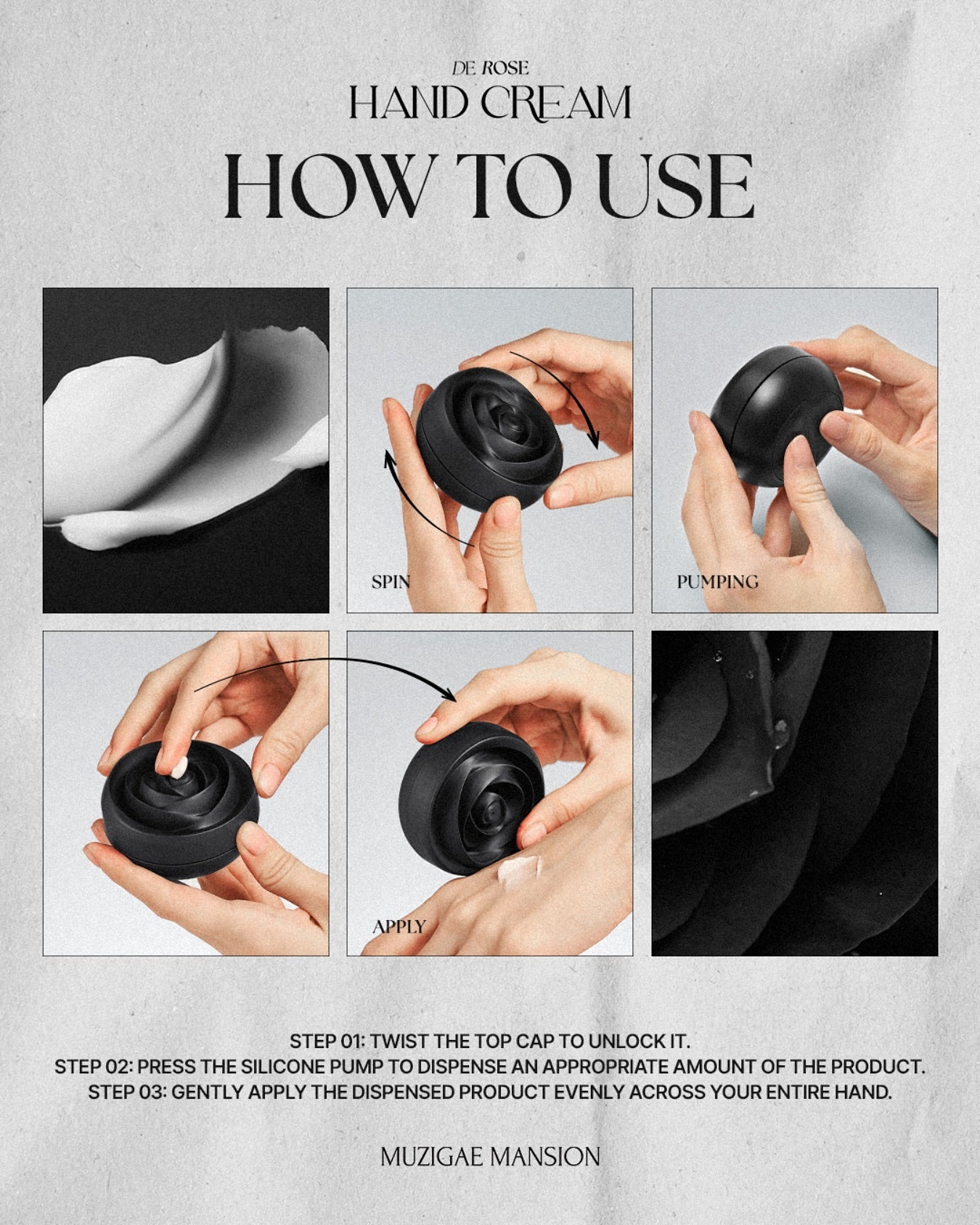 ドゥ ローズ ハンドクリーム/MUZIGAE MANSION/ハンドクリームを使ったクチコミ(1枚目)