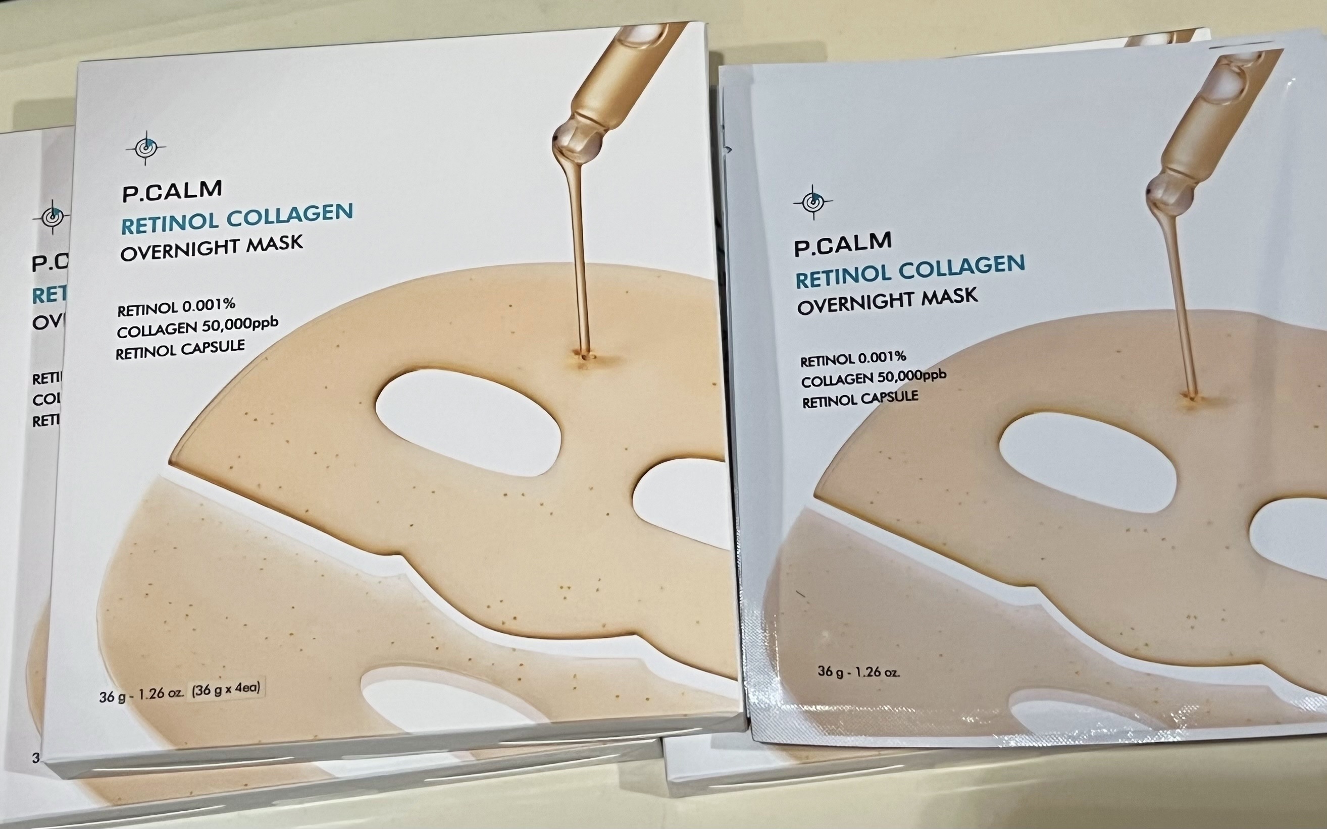 レチノール コラーゲン オーバーナイト マスク/P.CALM/シートマスク・パックを使ったクチコミ（1枚目）