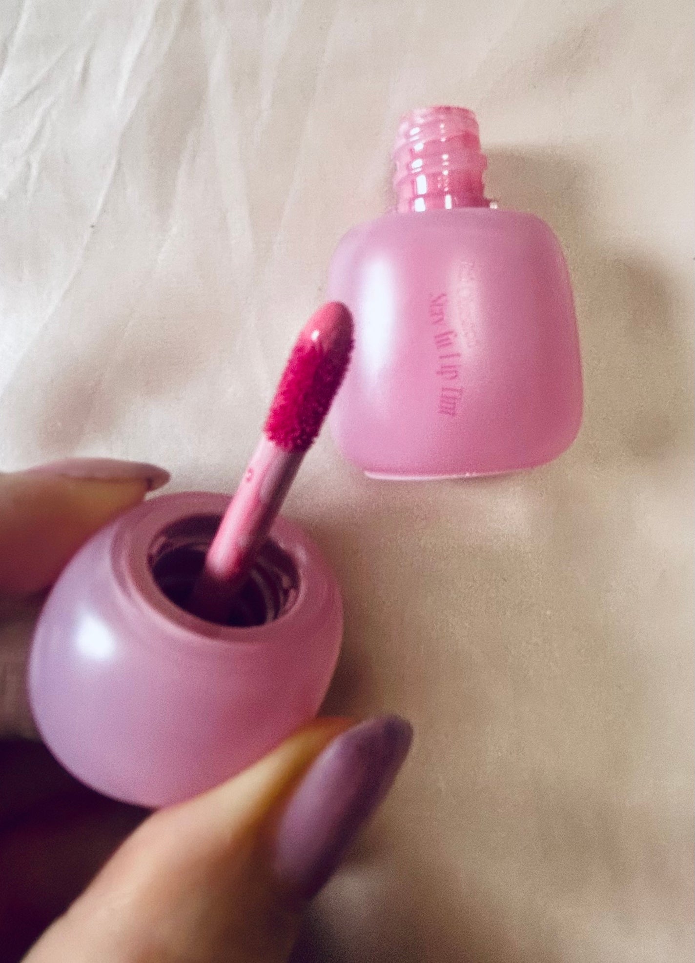 フィー リップアンドチーク ブラーリープリンポット/fwee/口紅を使ったクチコミ(3枚目)