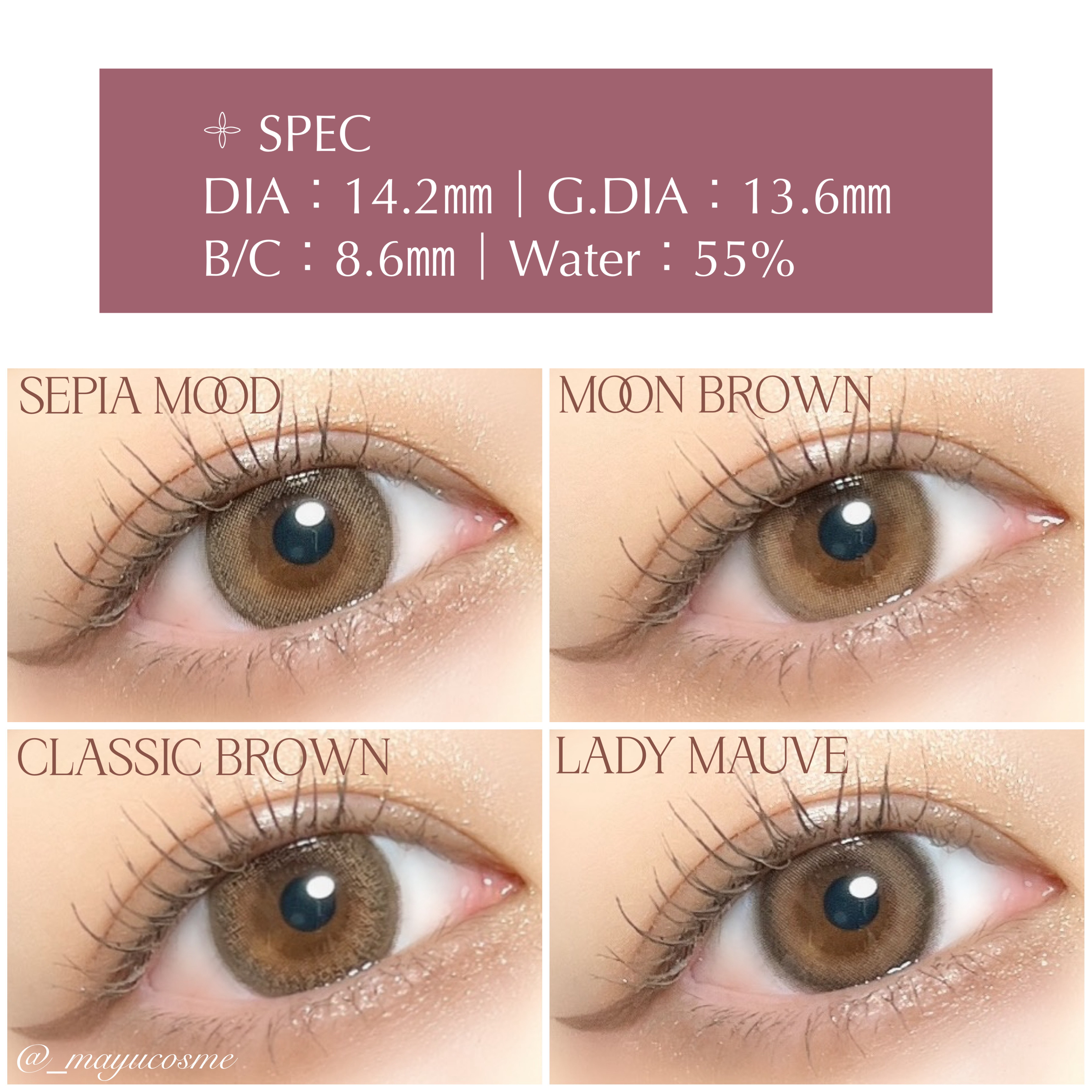 Clainel 1DAY レディモーヴ/Clainel/ワンデー（１DAY）カラコンを使ったクチコミ（2枚目）