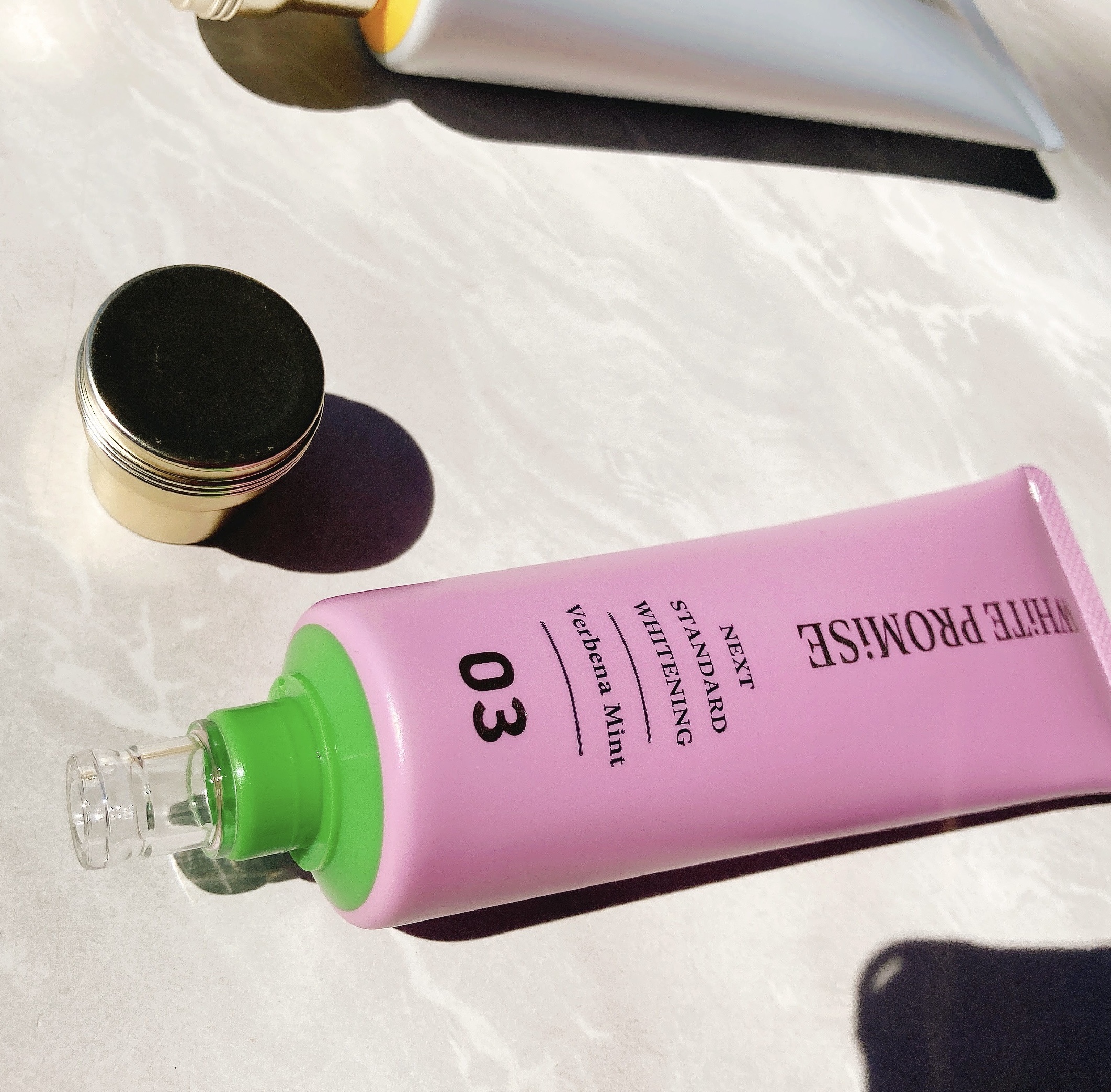 ホワイトプロミス  美白*＋口臭ケア/WHiTE PROMiSE/歯磨き粉を使ったクチコミ（3枚目）