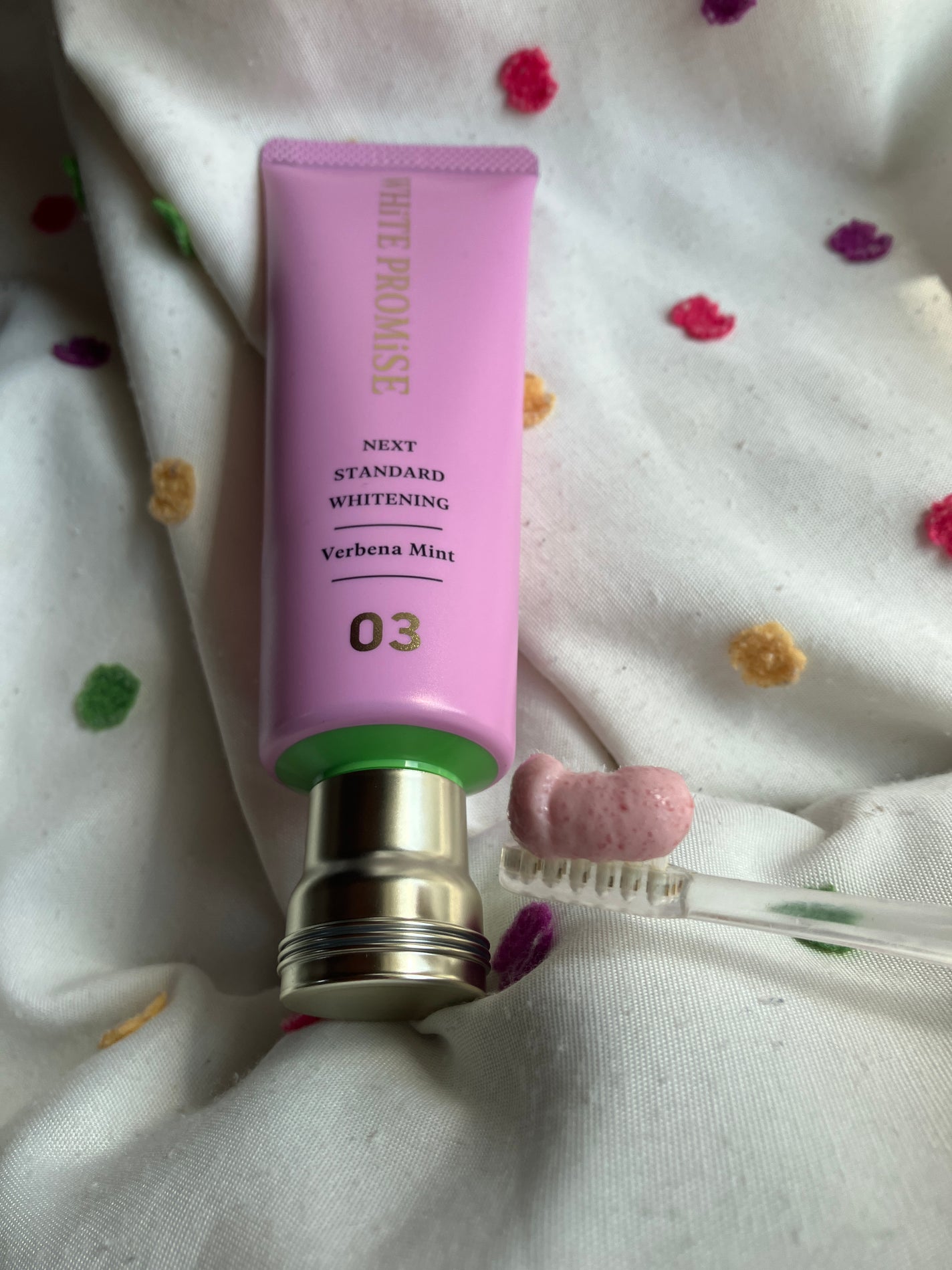 ホワイトプロミス 美白*+むし歯予防*/WHiTE PROMiSE/歯磨き粉を使ったクチコミ(3枚目)