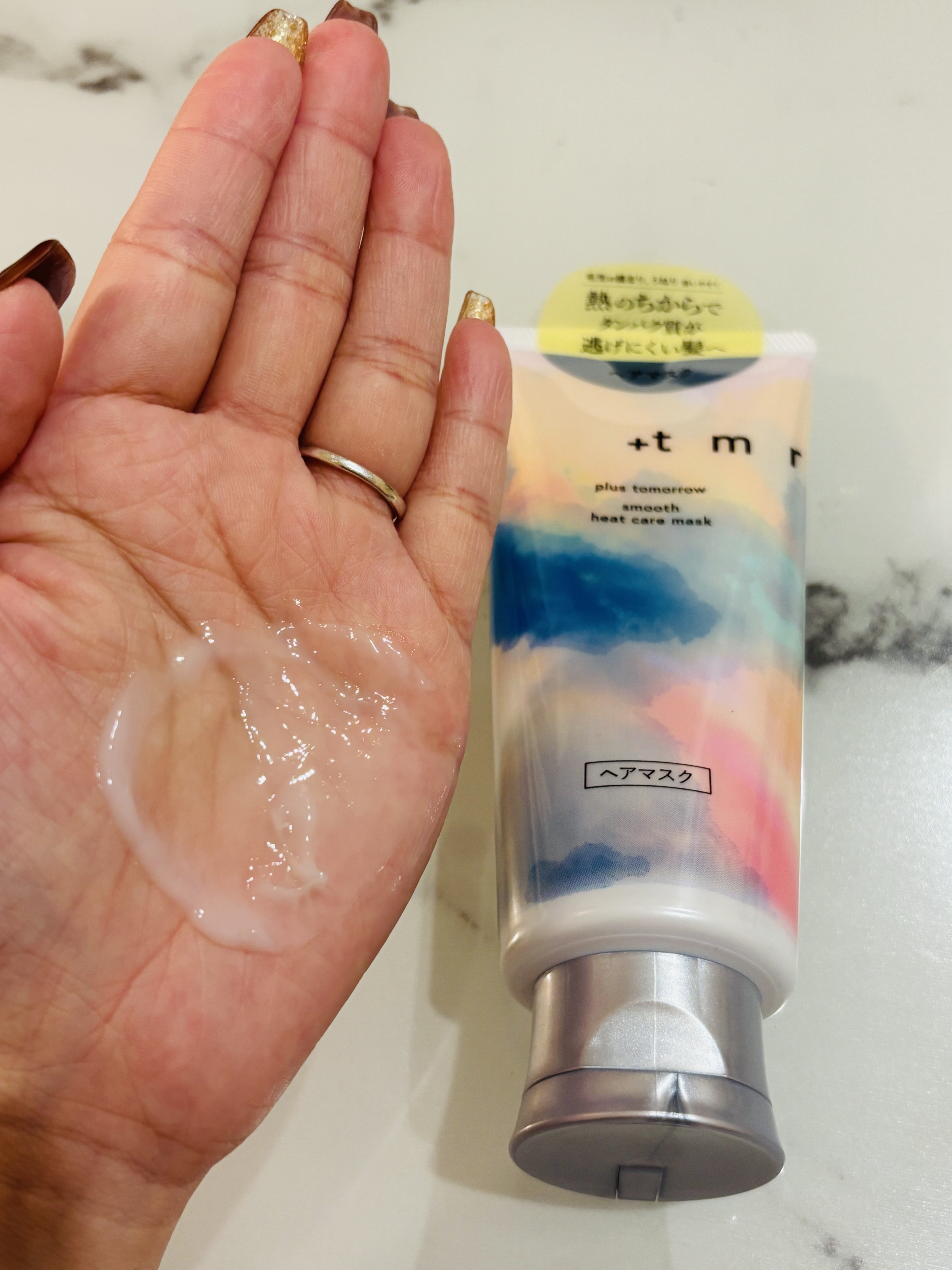 スムース ヒートケアマスク/＋ｔｍｒ/ヘアマスク・ヘアパックを使ったクチコミ（3枚目）