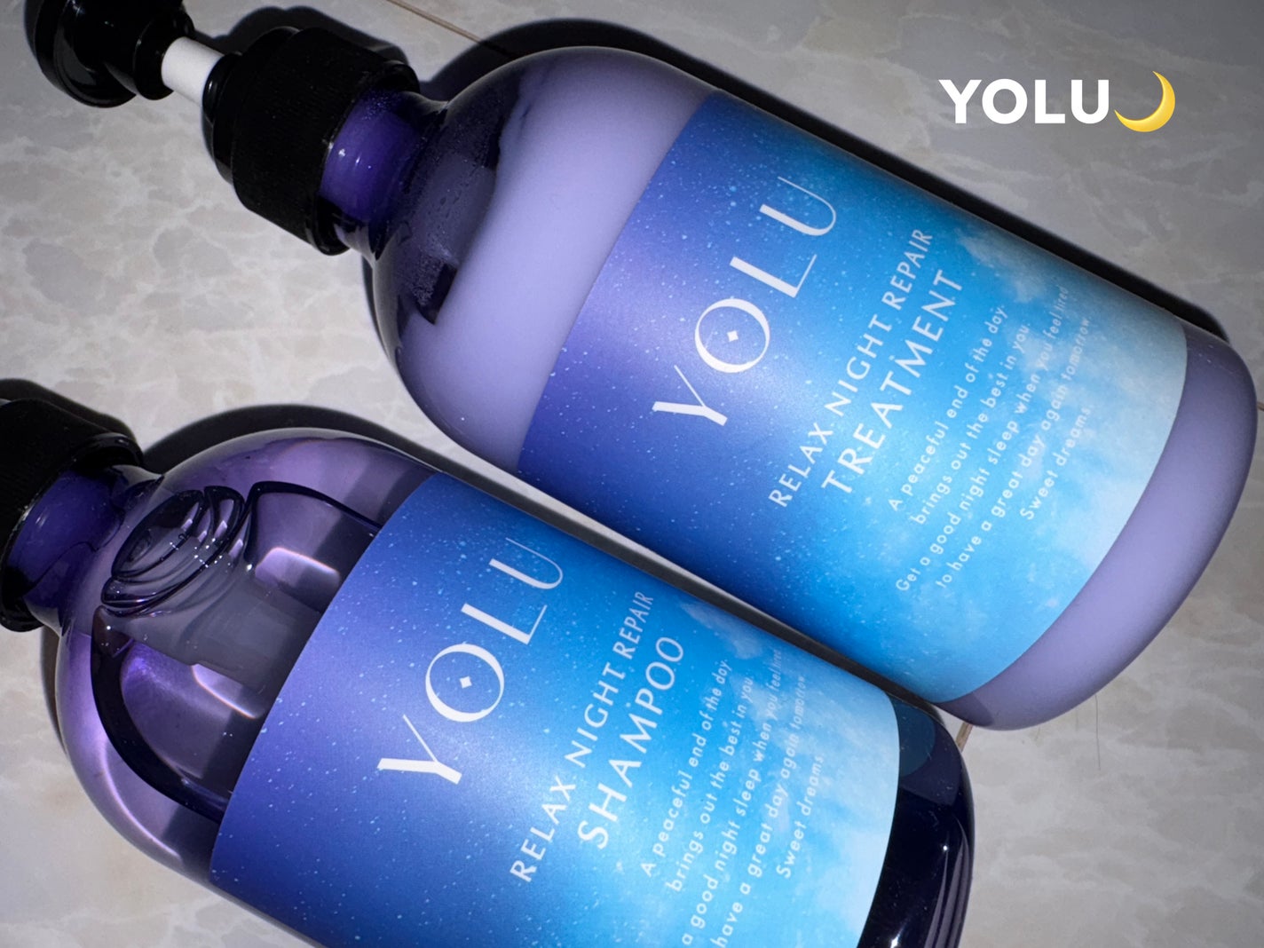 リラックスナイトリペア シャンプー/トリートメント/YOLU/シャンプー・コンディショナーを使ったクチコミ(1枚目)