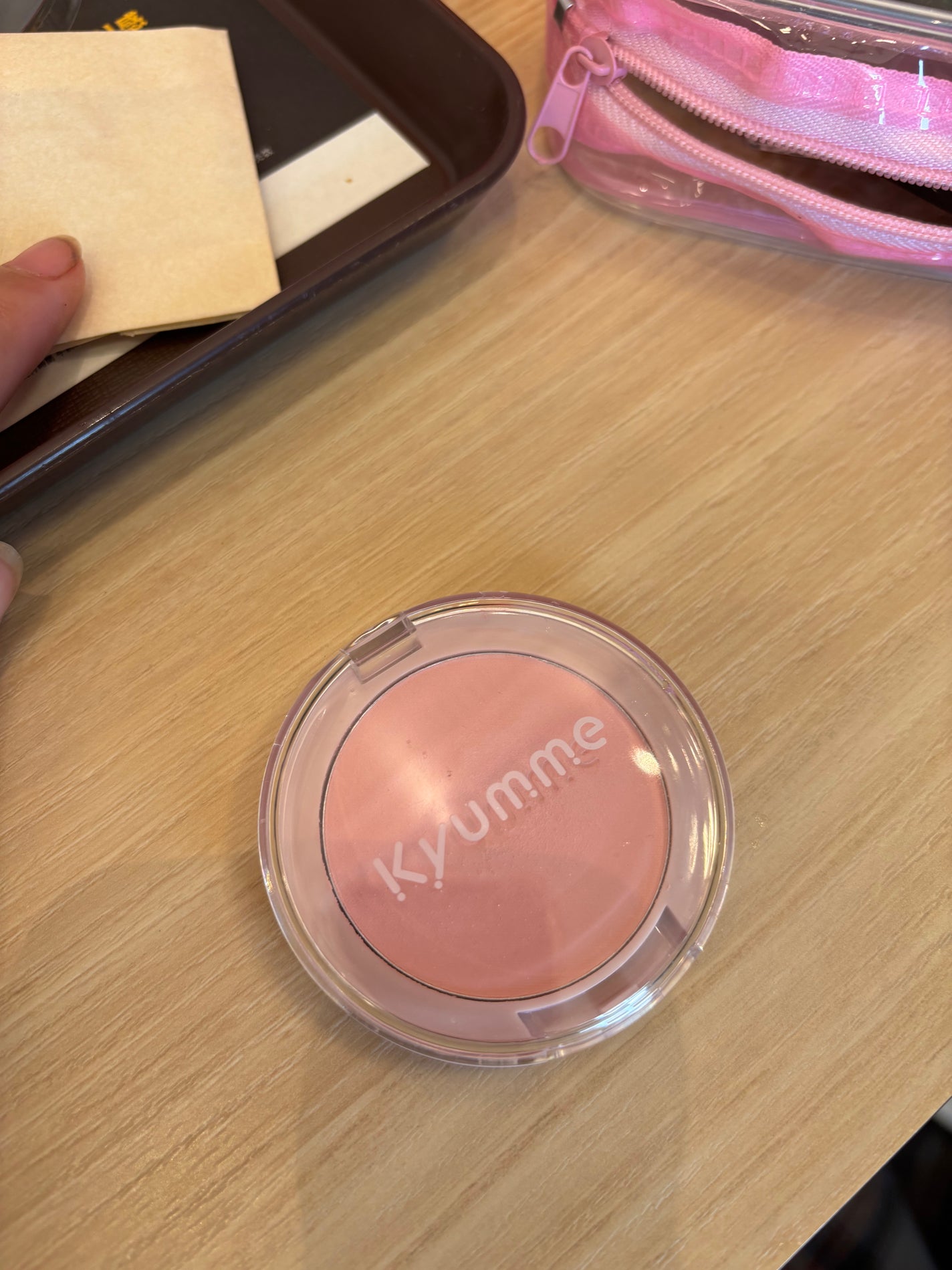 KM パウダーチーク/DAISO/パウダーチークを使ったクチコミ(1枚目)