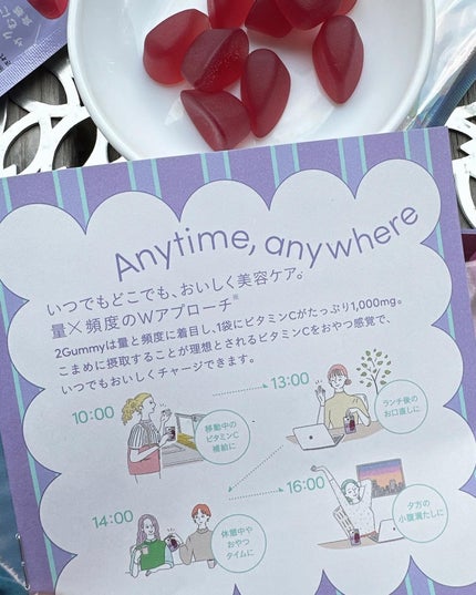 2Gummy LIPOSOME VC/2foods/美容サプリメントを使ったクチコミ(5枚目)