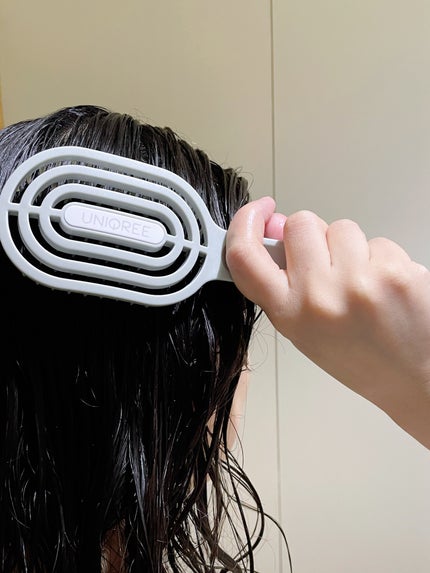 ユニークリー 4wayスムースヘアブラシ/ビー・エヌ/ヘアブラシを使ったクチコミ(4枚目)