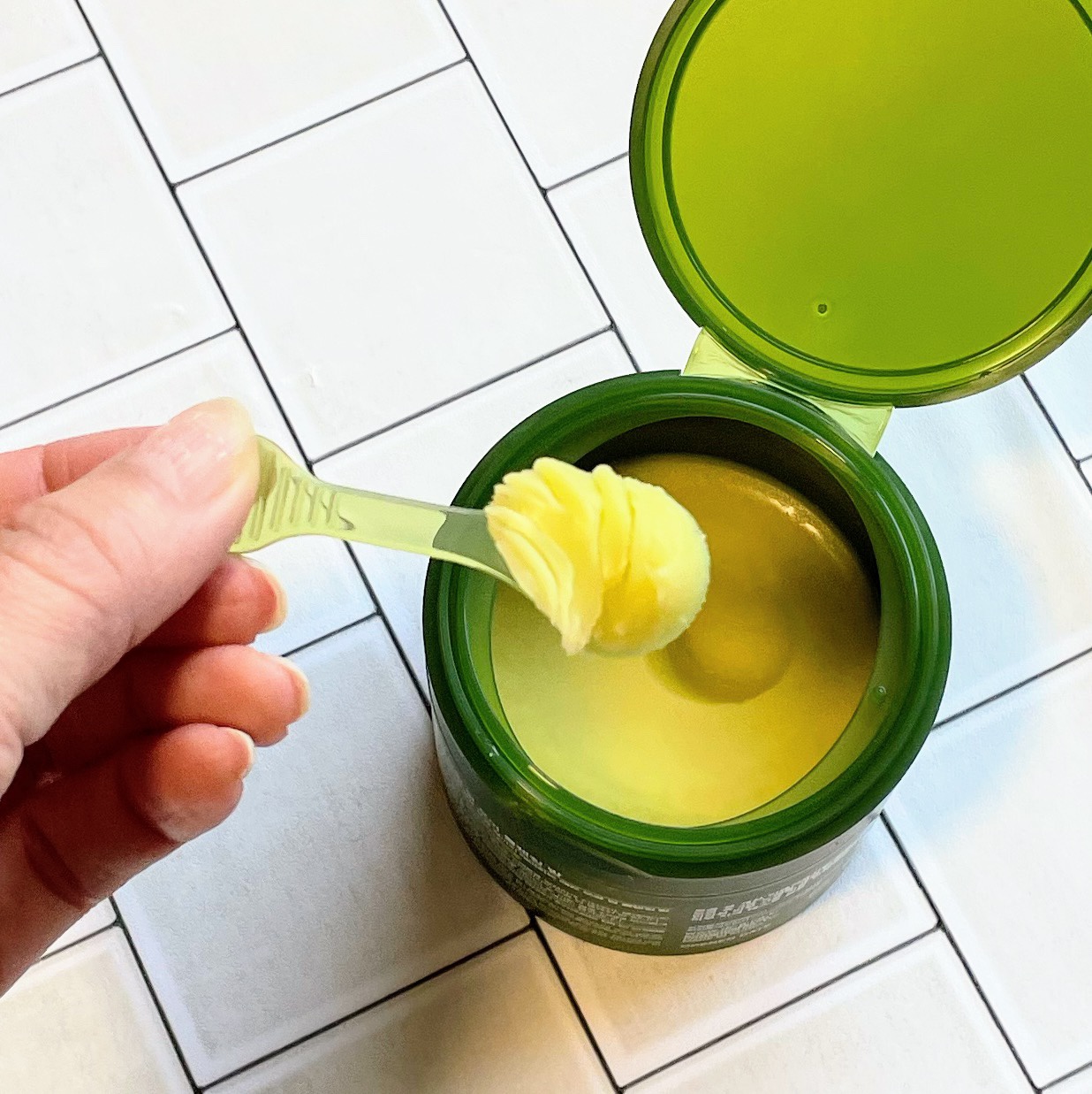 グリーンディープポアクレンジングバーム/Dr.G/クレンジングバームを使ったクチコミ（3枚目）