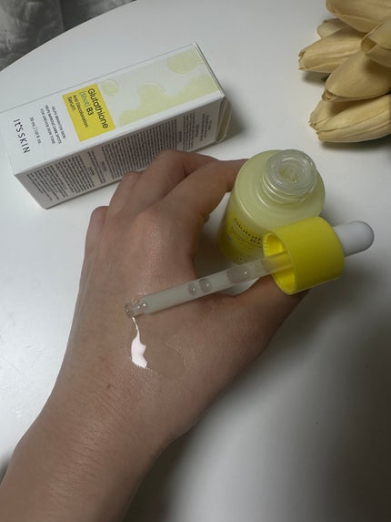 グルタチオンショットB3シミ跡セラム/It's skin/美容液を使ったクチコミ(2枚目)