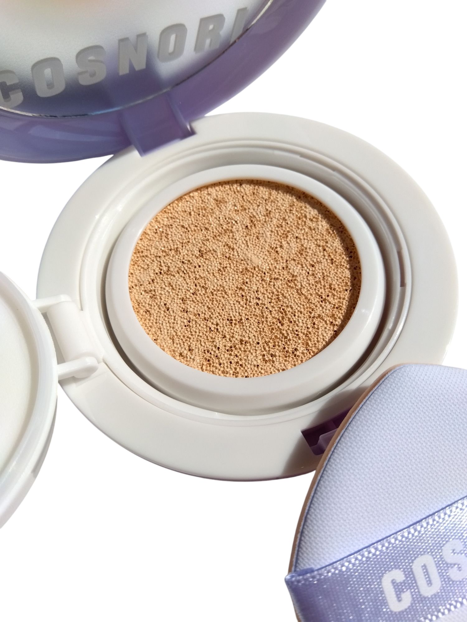 パンテノールバリアクッション/COSNORI/クッションファンデーションを使ったクチコミ（3枚目）