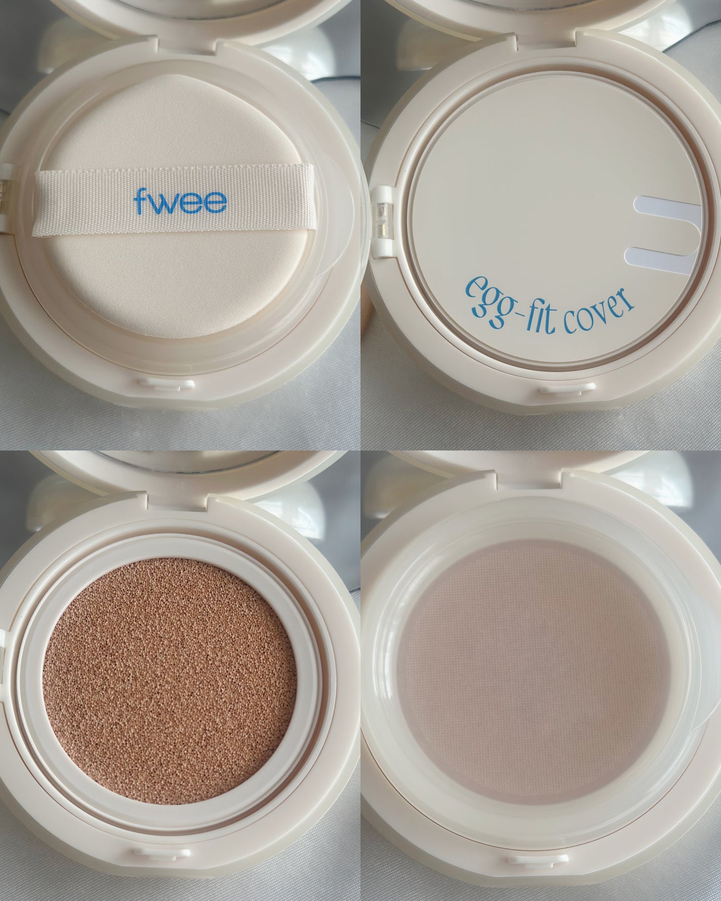 フィー クッションエッグフィットカバー/fwee/クッションファンデーションを使ったクチコミ(2枚目)
