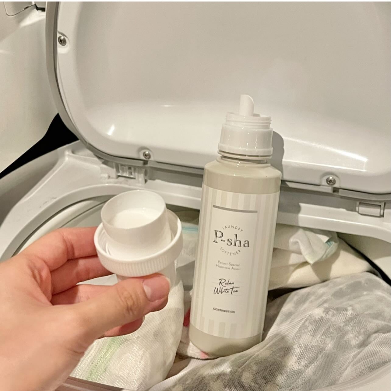 りぃさんのコスメ日記💄 on LIPS 「P_shaのプロモーションに参加しています!P-sha柔軟剤リ..」(3枚目)