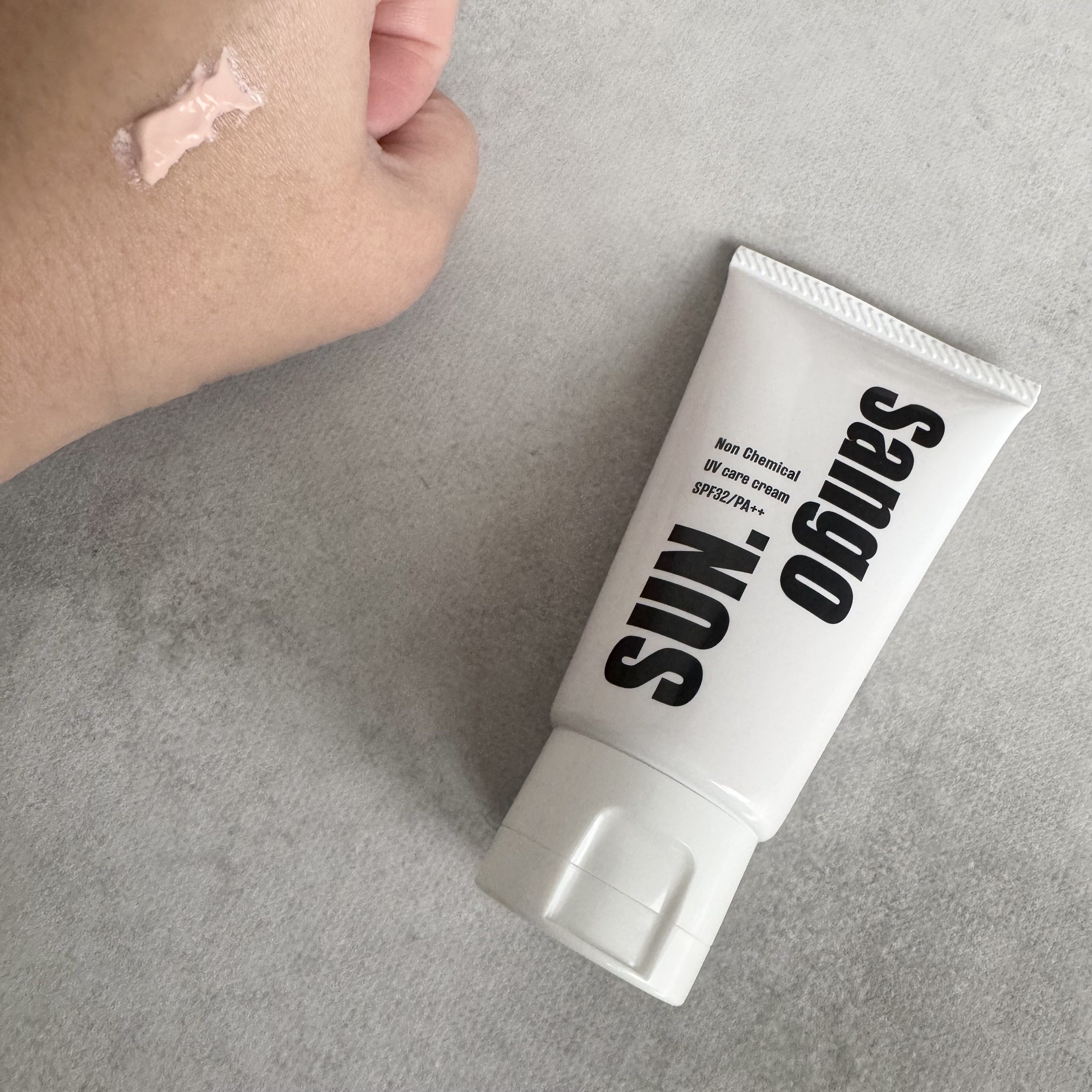 Sango SUN．/TIDA/日焼け止めクリームを使ったクチコミ（3枚目）