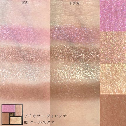 エクシア アイカラー ヴォロンテ/ALBION/アイシャドウパレットを使ったクチコミ(4枚目)