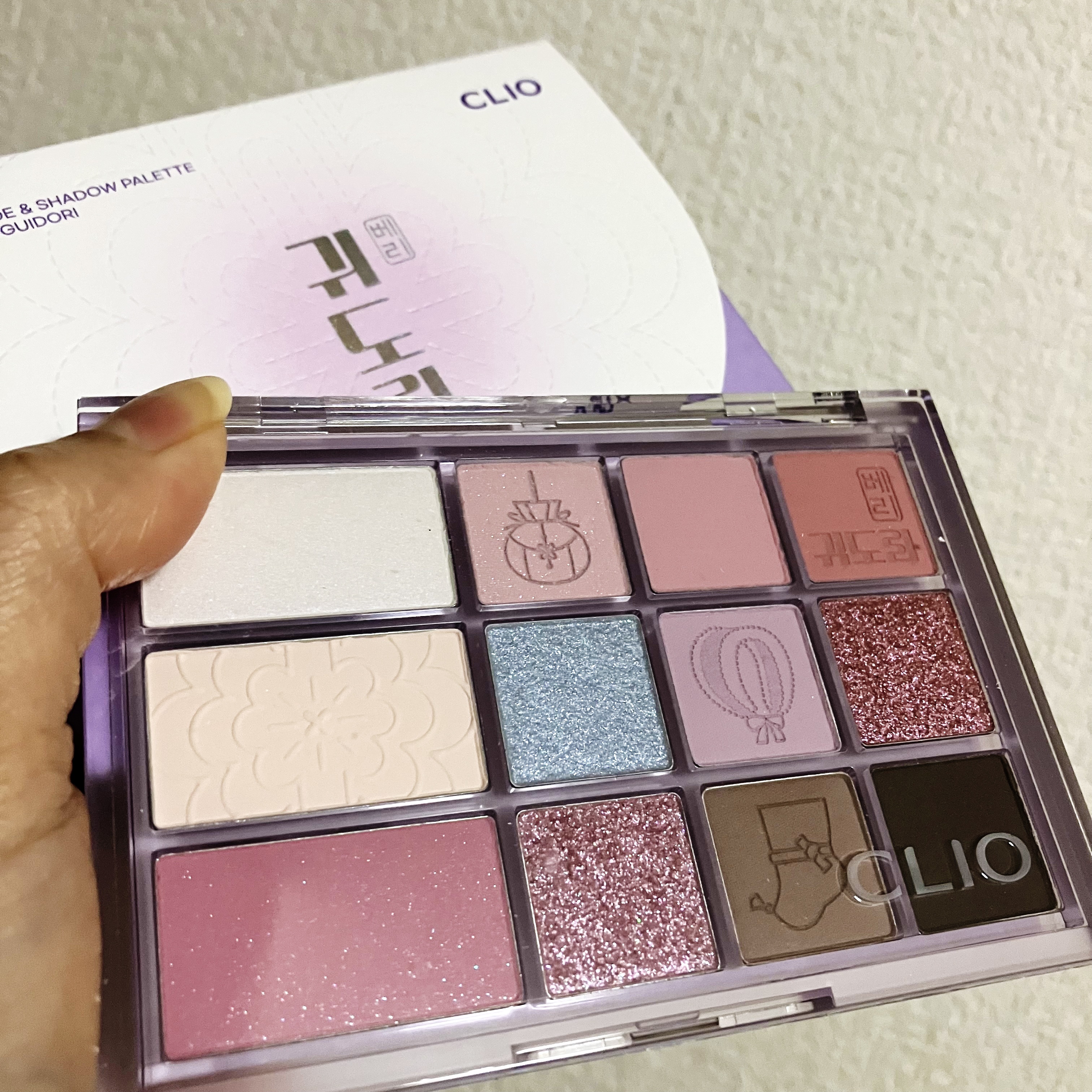 シェード アンド シャドウ パレット/CLIO/アイシャドウパレットを使ったクチコミ（2枚目）