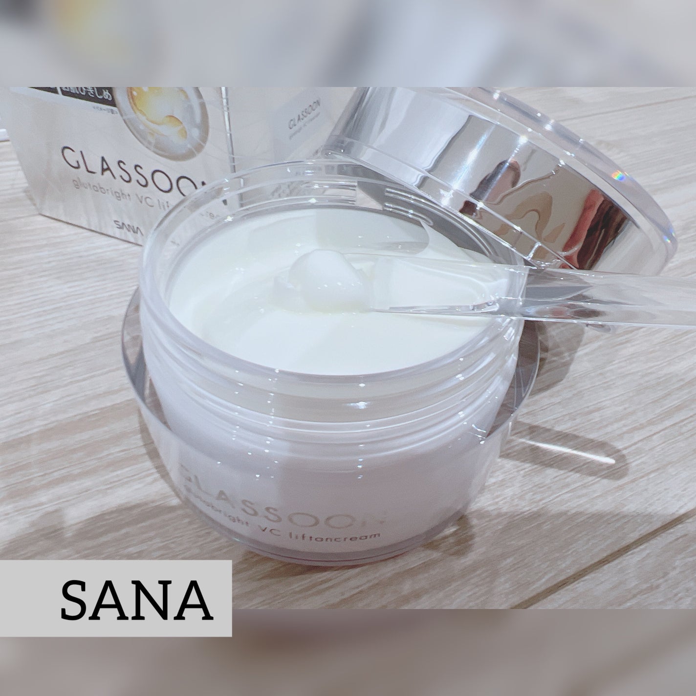 グラスーン グルタブライト VC リフタンクリーム/GLASSOON/フェイスクリームを使ったクチコミ(2枚目)