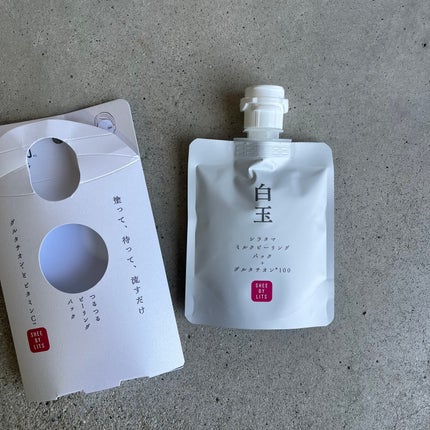 SHEE BY LITS 白玉ミルクピーリングパック/リッツ/洗い流すパック・マスクを使ったクチコミ(10枚目)