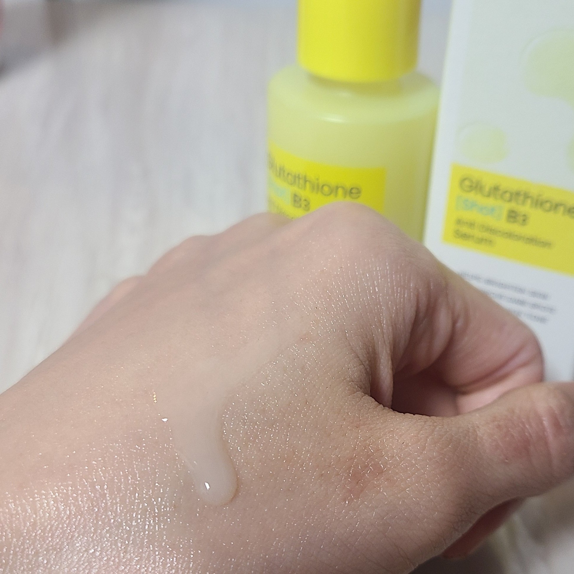 グルタチオンショットB3シミ跡セラム/It's skin/美容液を使ったクチコミ（3枚目）