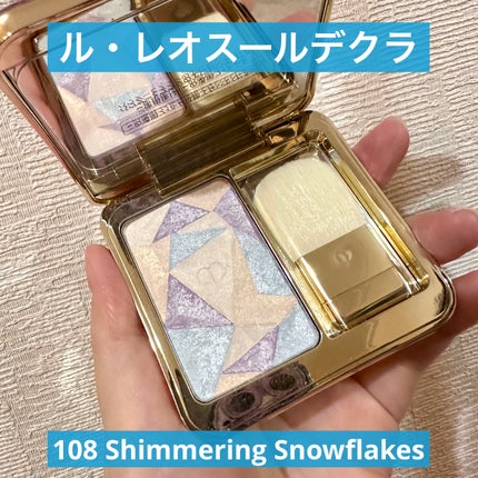クレ・ド・ポーボーテ フェイスカラー ハイライト ル・レオスールデクラ 108 ル・レオスールデクラ 108 Shimmering Snowflakes / クレ・ド