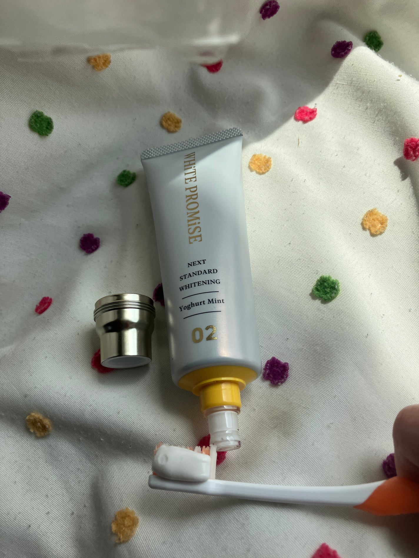 ホワイトプロミス 美白*+むし歯予防*/WHiTE PROMiSE/歯磨き粉を使ったクチコミ(4枚目)