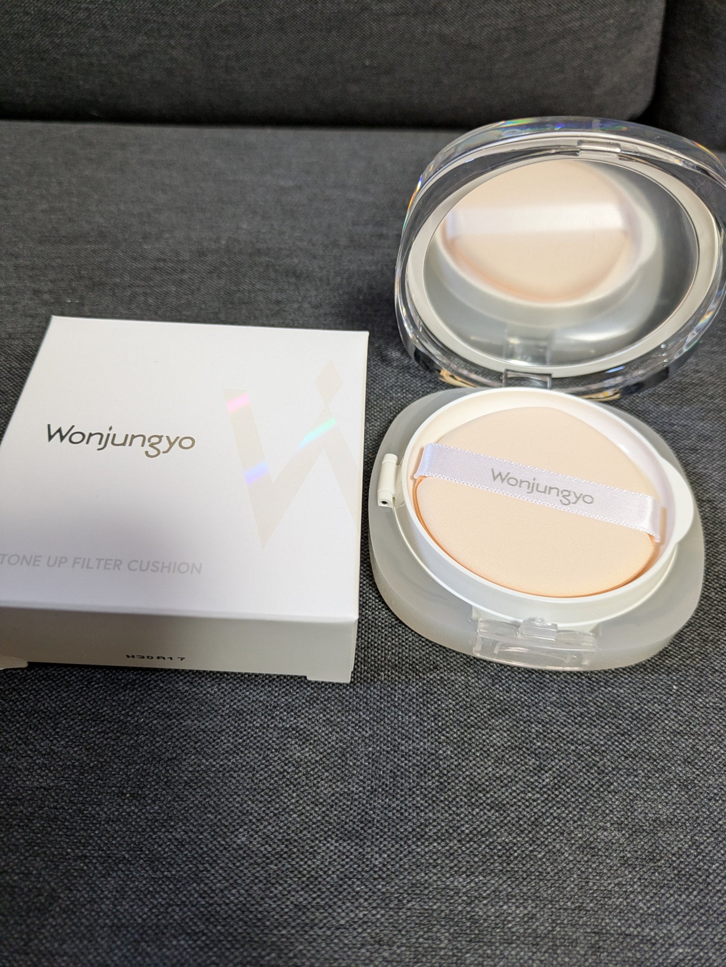 ウォンジョンヨ トーンアップ フィルタークッション/Wonjungyo/クッションファンデーションを使ったクチコミ(2枚目)