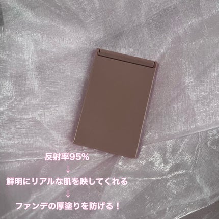 リアルックミラー ミニ ローズダスト(限定)/ロージーローザ/その他化粧小物を使ったクチコミ(2枚目)