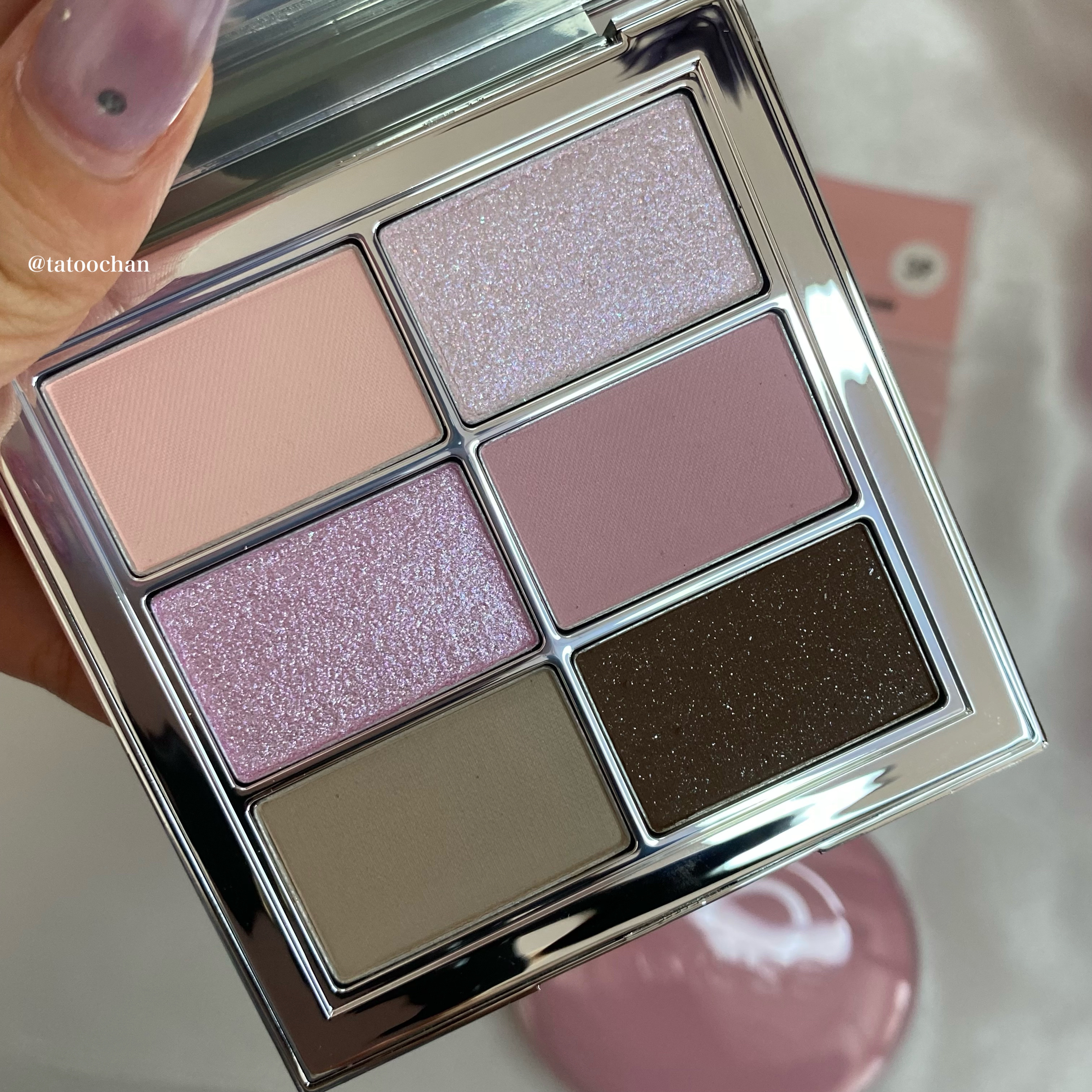 アイ ヴィーガン シアーパレット 04 シアーラベンダー/AMUSE/アイシャドウパレットを使ったクチコミ（2枚目）