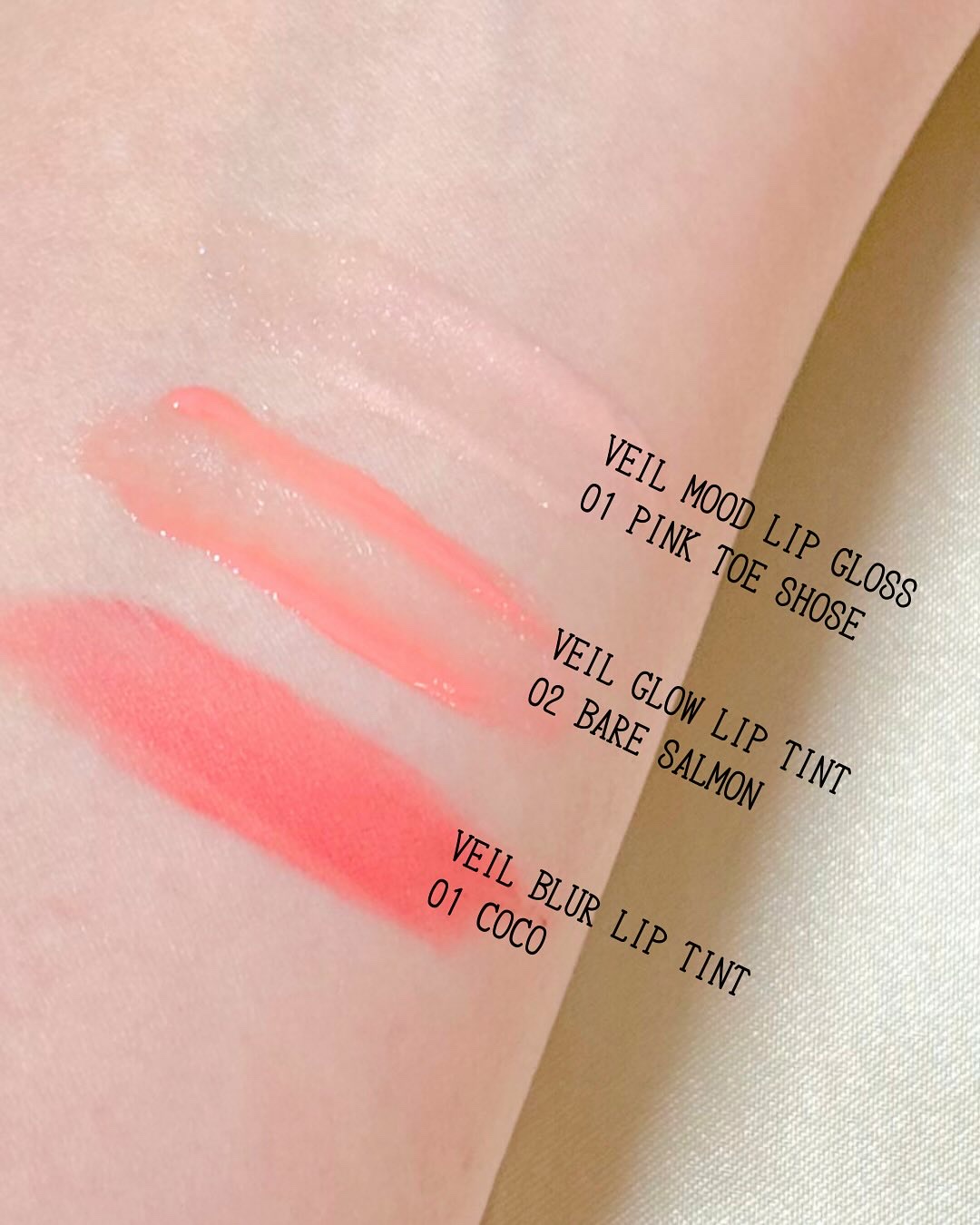 Veil Mood Lip Gloss/BLESSED MOON/リップグロスを使ったクチコミ（2枚目）