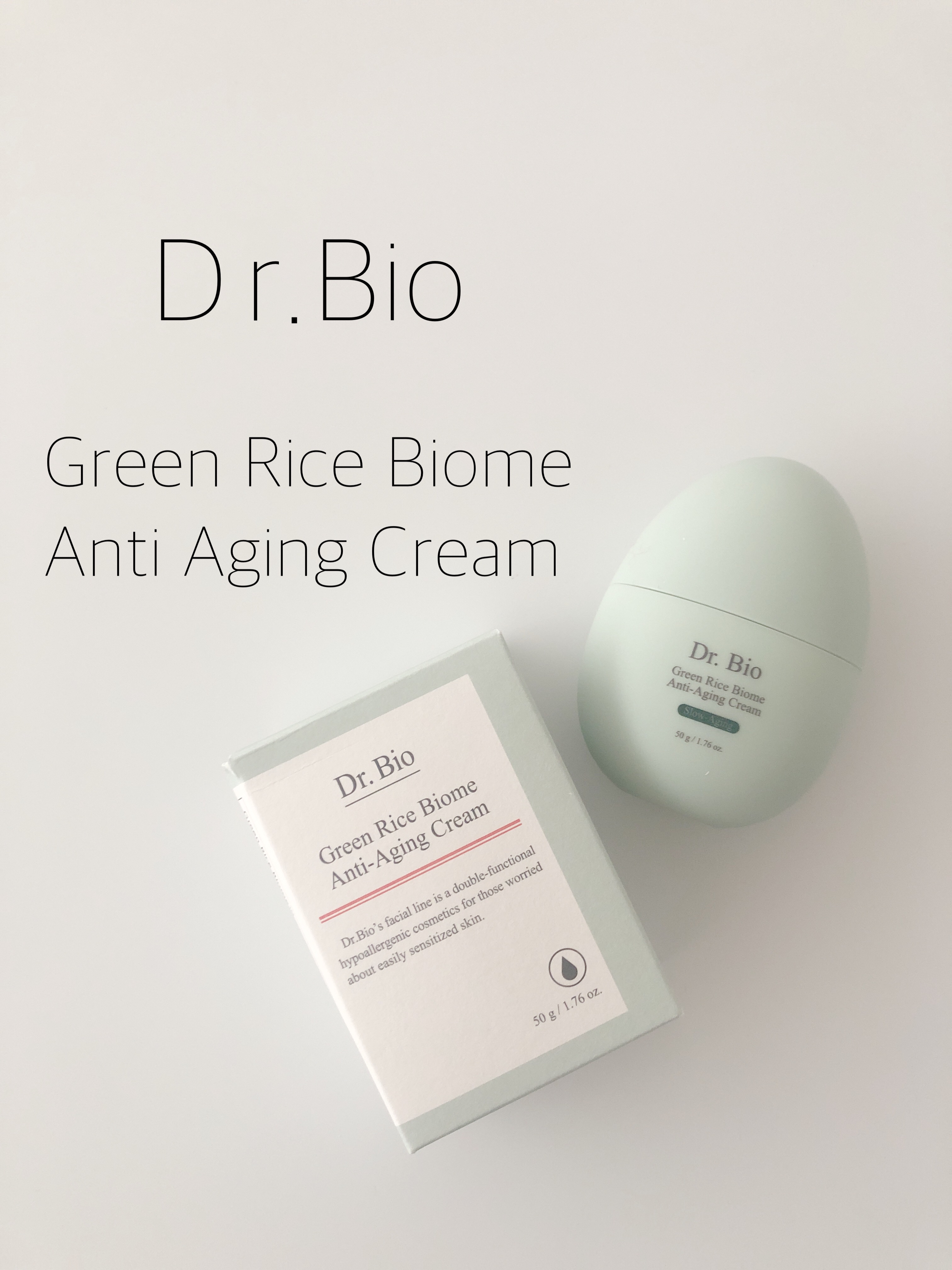 緑米ライスバイオーム™トーンアップ弾力クリーム/Dr.Bio/フェイスクリームを使ったクチコミ（1枚目）