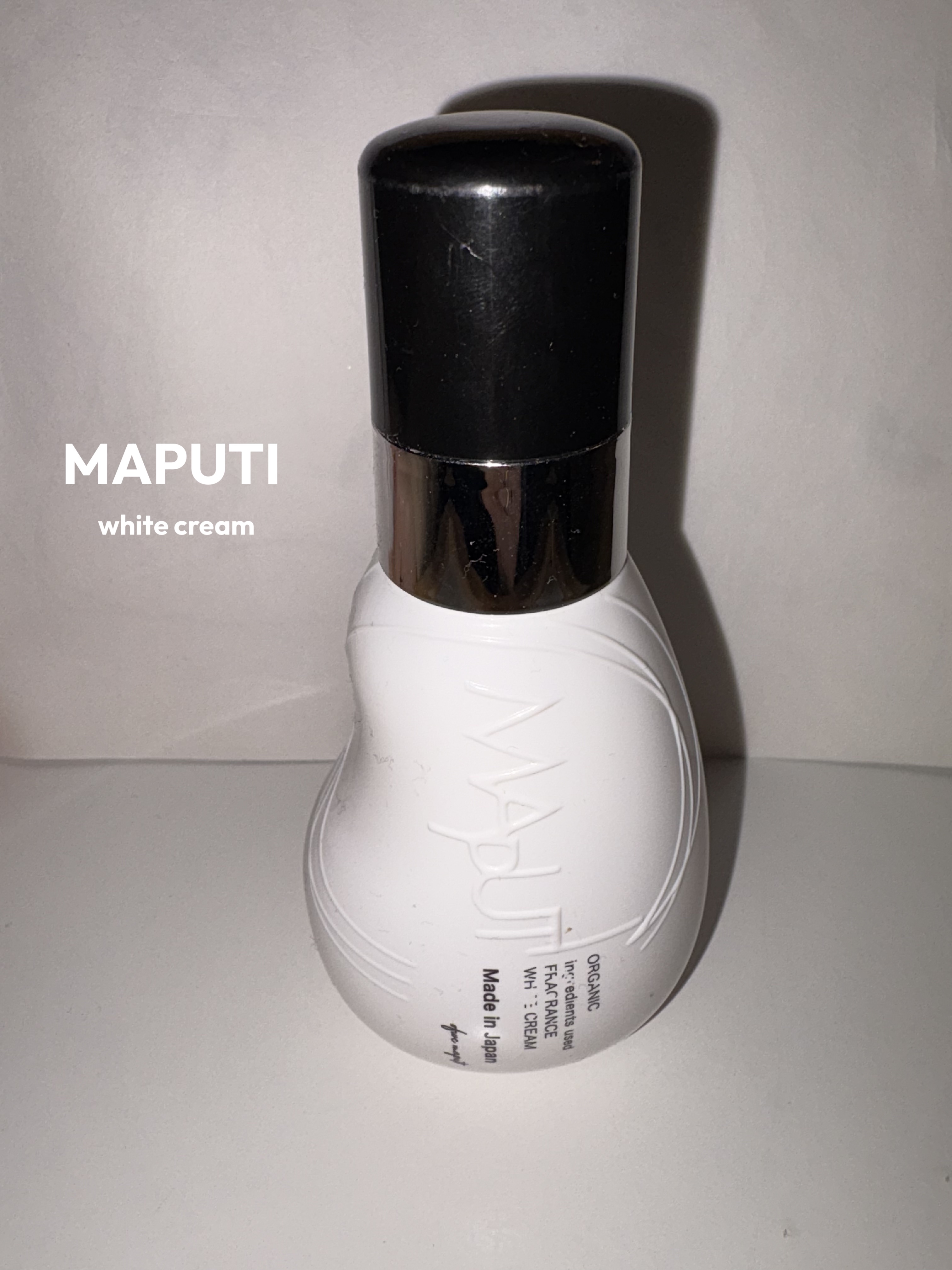 オーガニックフレグランスホワイトクリーム/MAPUTI/デリケートゾーンケアを使ったクチコミ（1枚目）