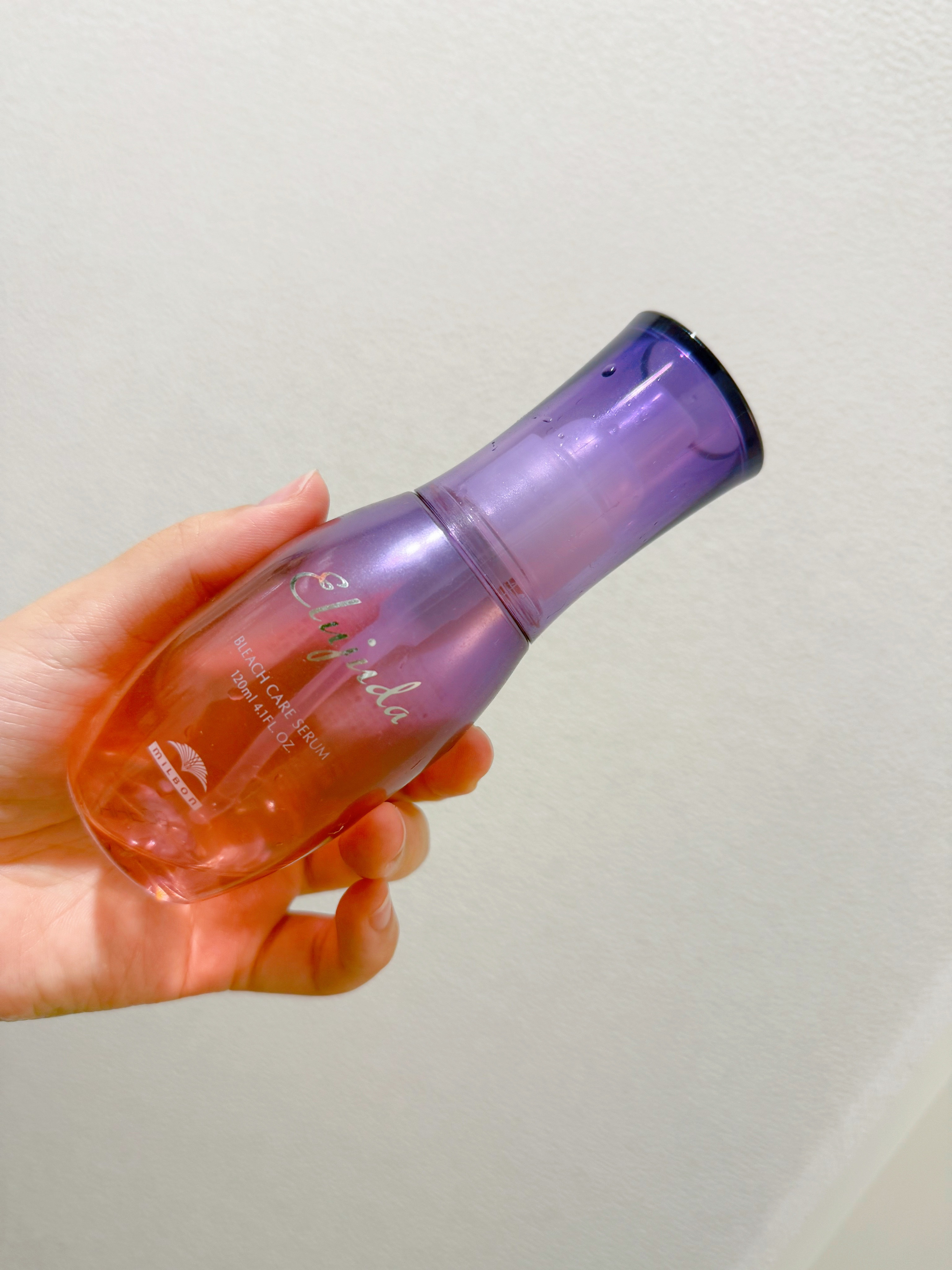 エルジューダブリーチケアセラム/ミルボン/ヘアオイルを使ったクチコミ（1枚目）