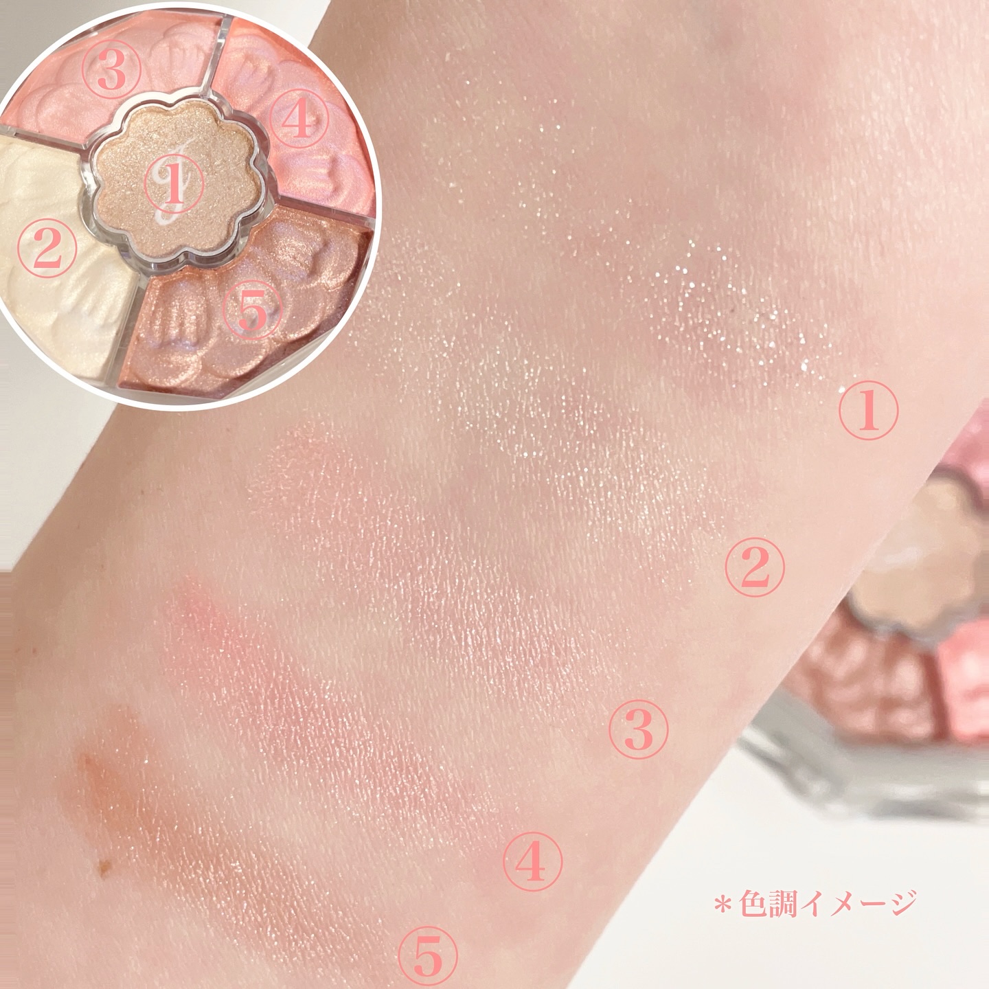 ジルスチュアート ブルームクチュール アイズ　ジュエルドブーケ/JILL STUART/アイシャドウパレットを使ったクチコミ（3枚目）