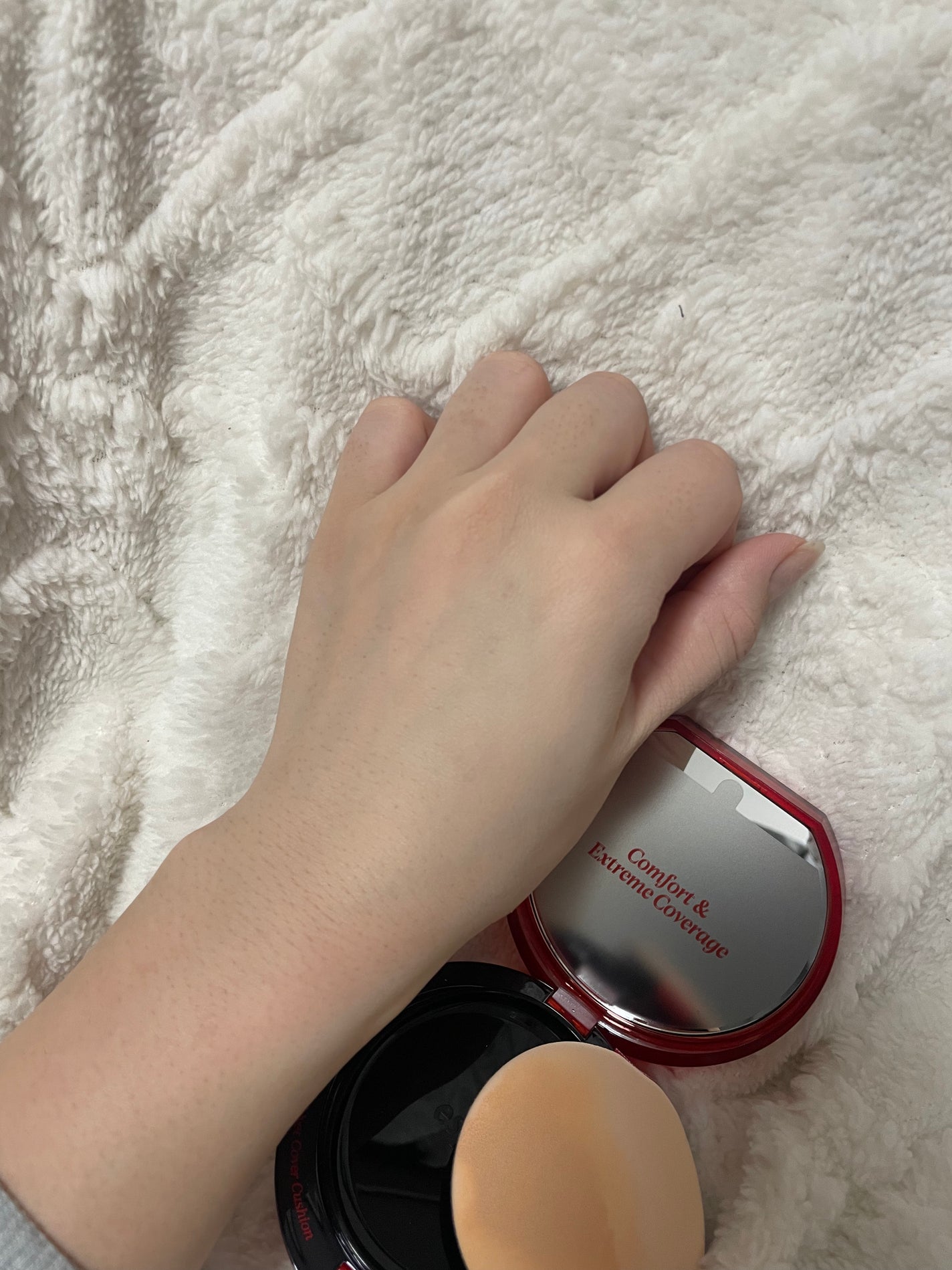 ビーベルベットカバークッション/espoir/クッションファンデーションを使ったクチコミ(7枚目)