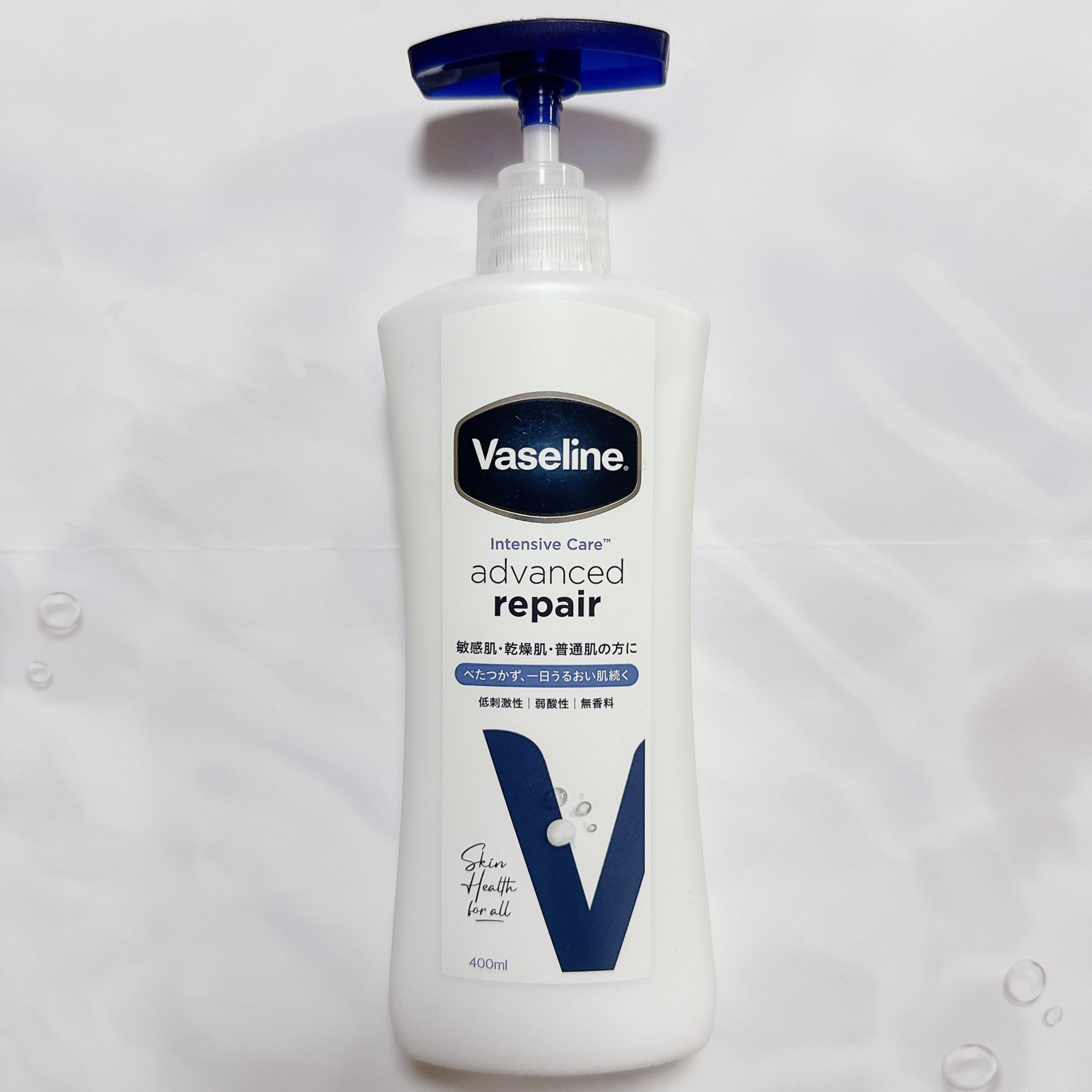 ヴァセリン ヴァセリン アドバンスド モイスチャーローション 無香料のクチコミ「うるおいが長時間保たれる！ベタベタしないボディミルク✨

▫️ヴァセリン
アドバンスドリペア .....」（1枚目）