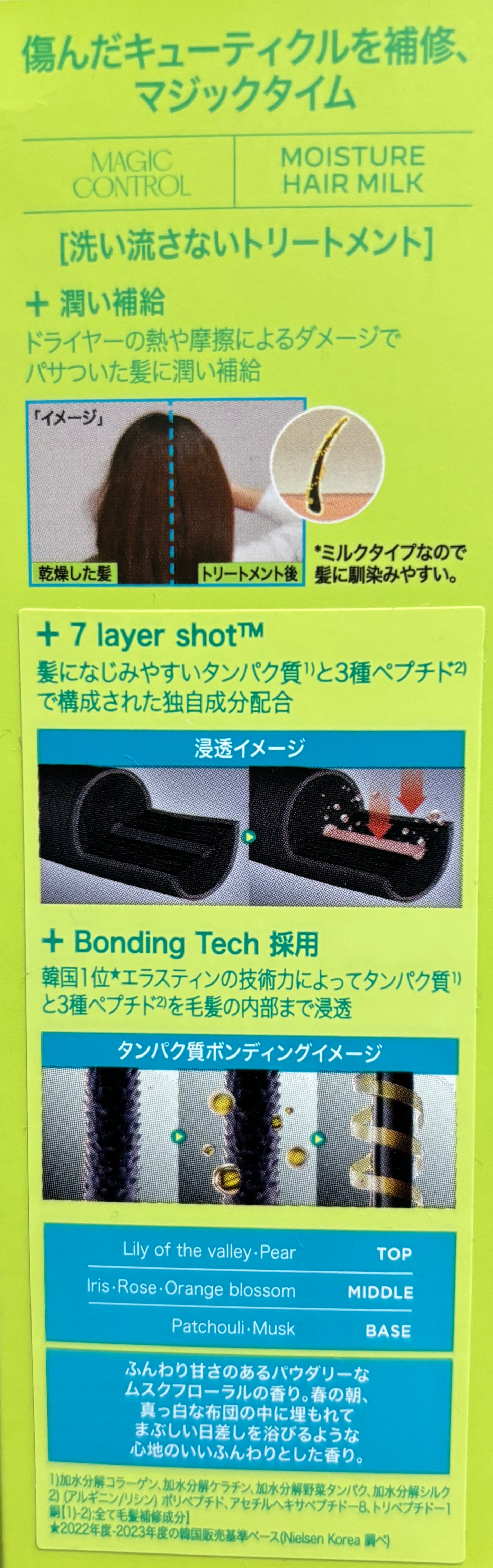 ELASTINE マジックコントロール モイスチャーケア ヘアミルク/ELASTINE/ヘアミルクを使ったクチコミ(6枚目)