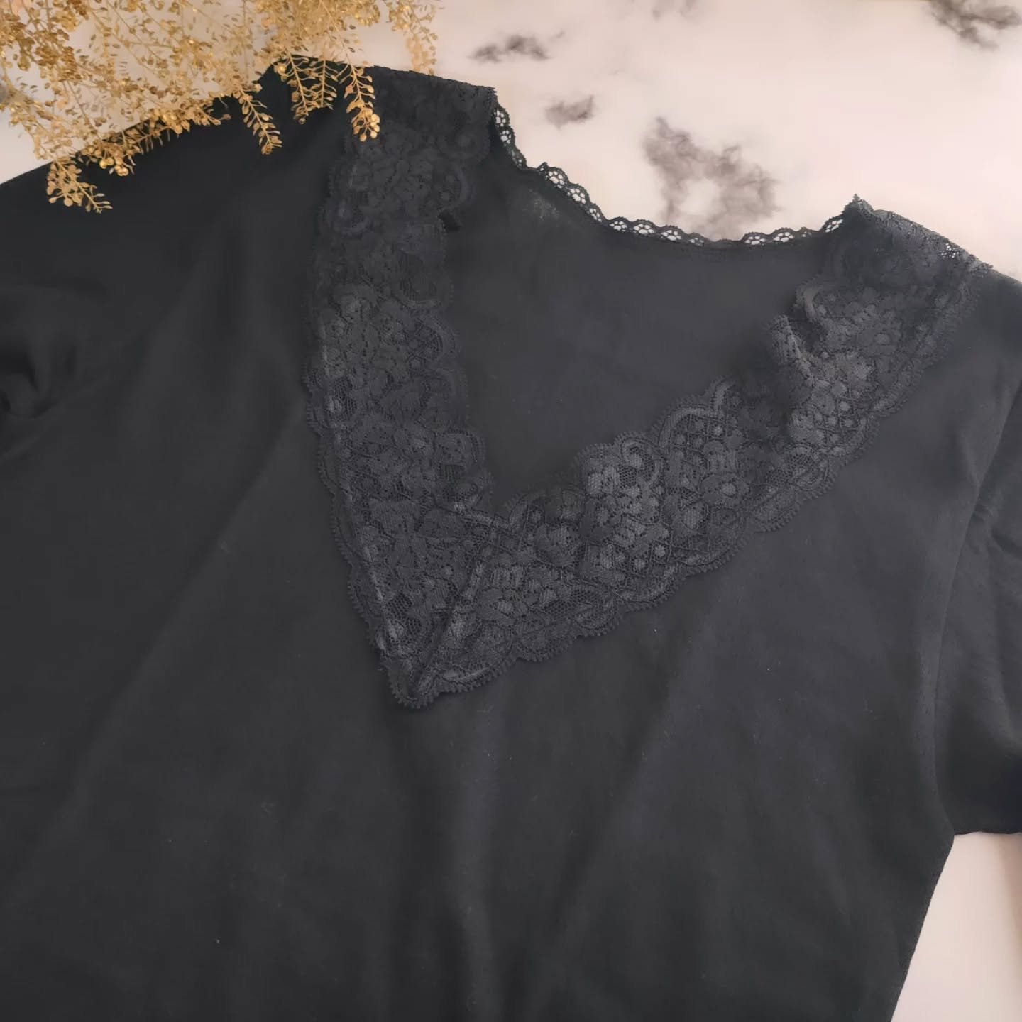 長袖インナー コットンガーゼ(8分袖)/紡衣/その他を使ったクチコミ（3枚目）