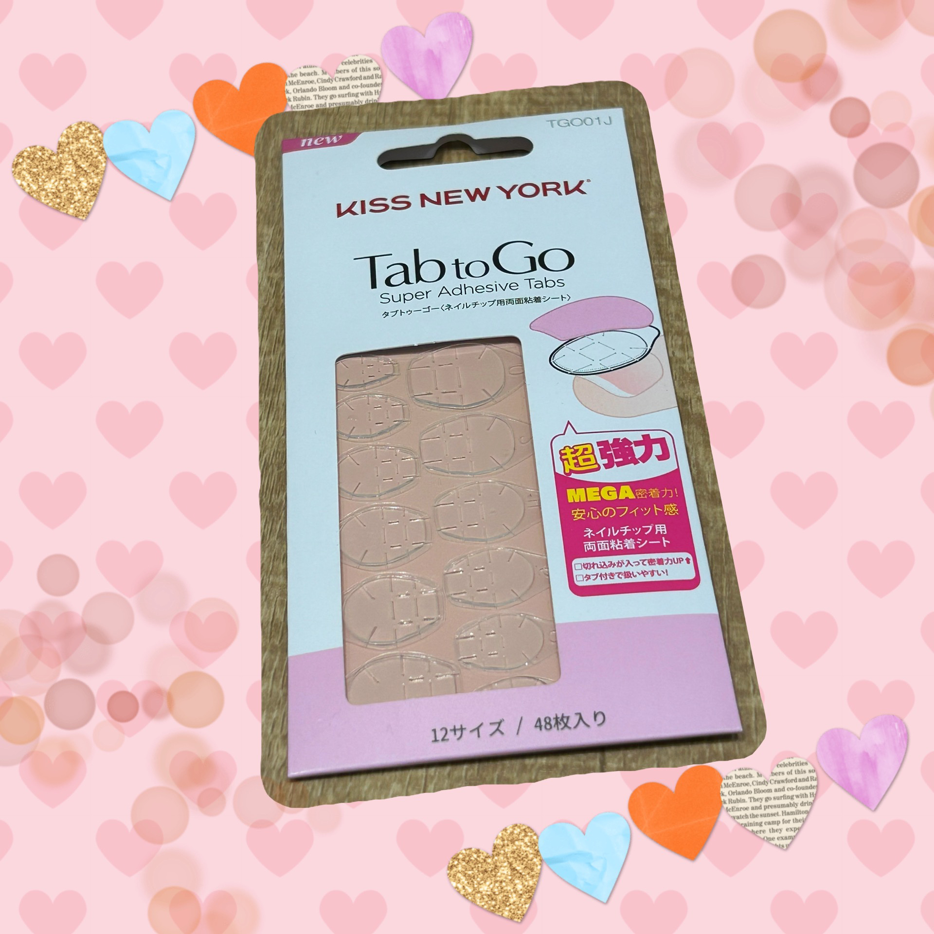 Tab to Go-タブトゥーゴー/KISS NEW YORK/ネイルシールを使ったクチコミ（1枚目）