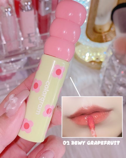 タンフルグラスティント/Colorgram/リップティントを使ったクチコミ(2枚目)