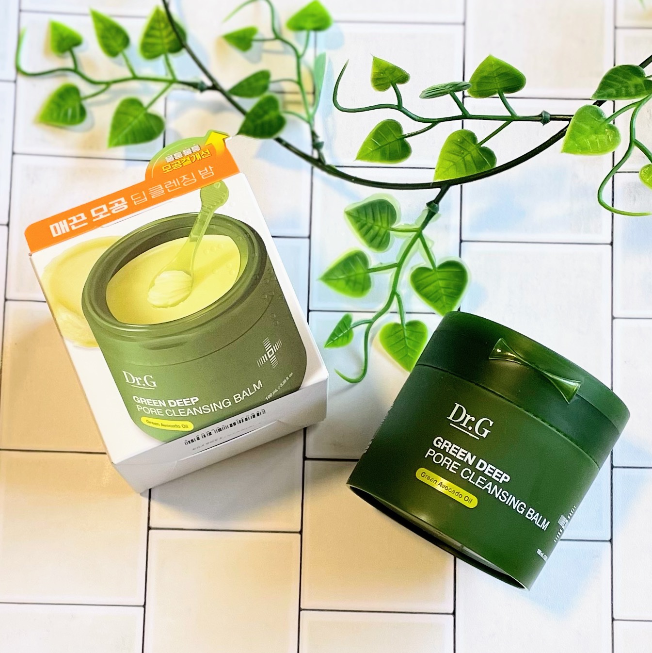 グリーンディープポアクレンジングバーム/Dr.G/クレンジングバームを使ったクチコミ（1枚目）