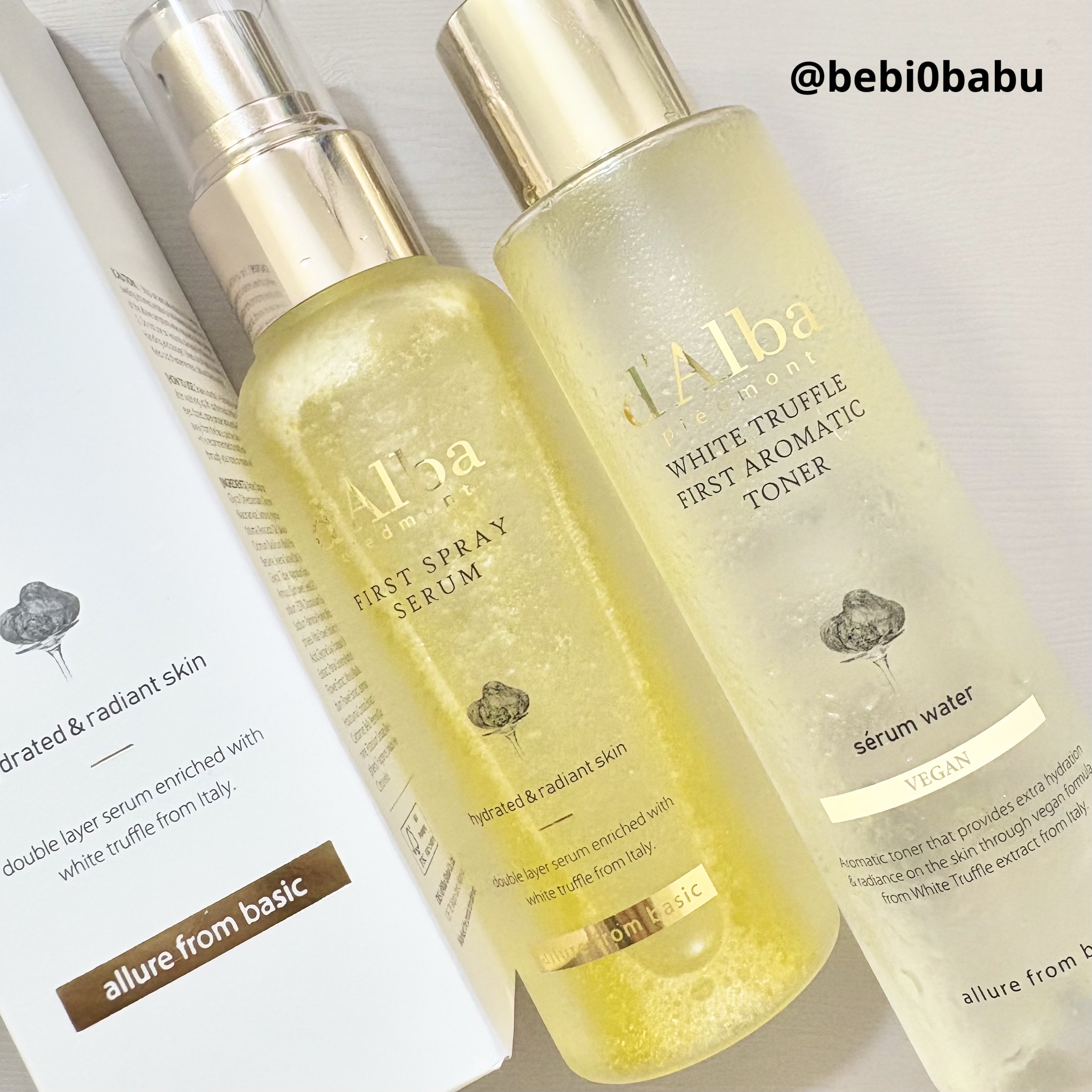 ホワイトトリュフファーストアロマティックスプレーセラム/ダルバ/ミスト状化粧水を使ったクチコミ（3枚目）