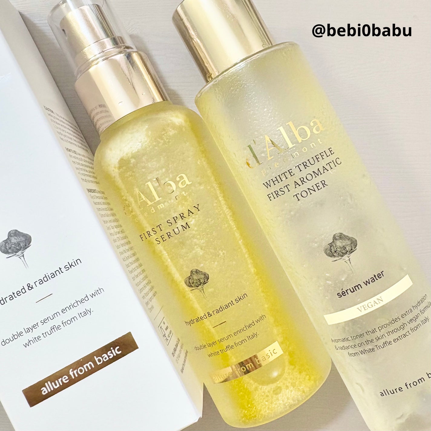 ホワイトトリュフファーストアロマティックスプレーセラム/ダルバ/ミスト状化粧水を使ったクチコミ(3枚目)