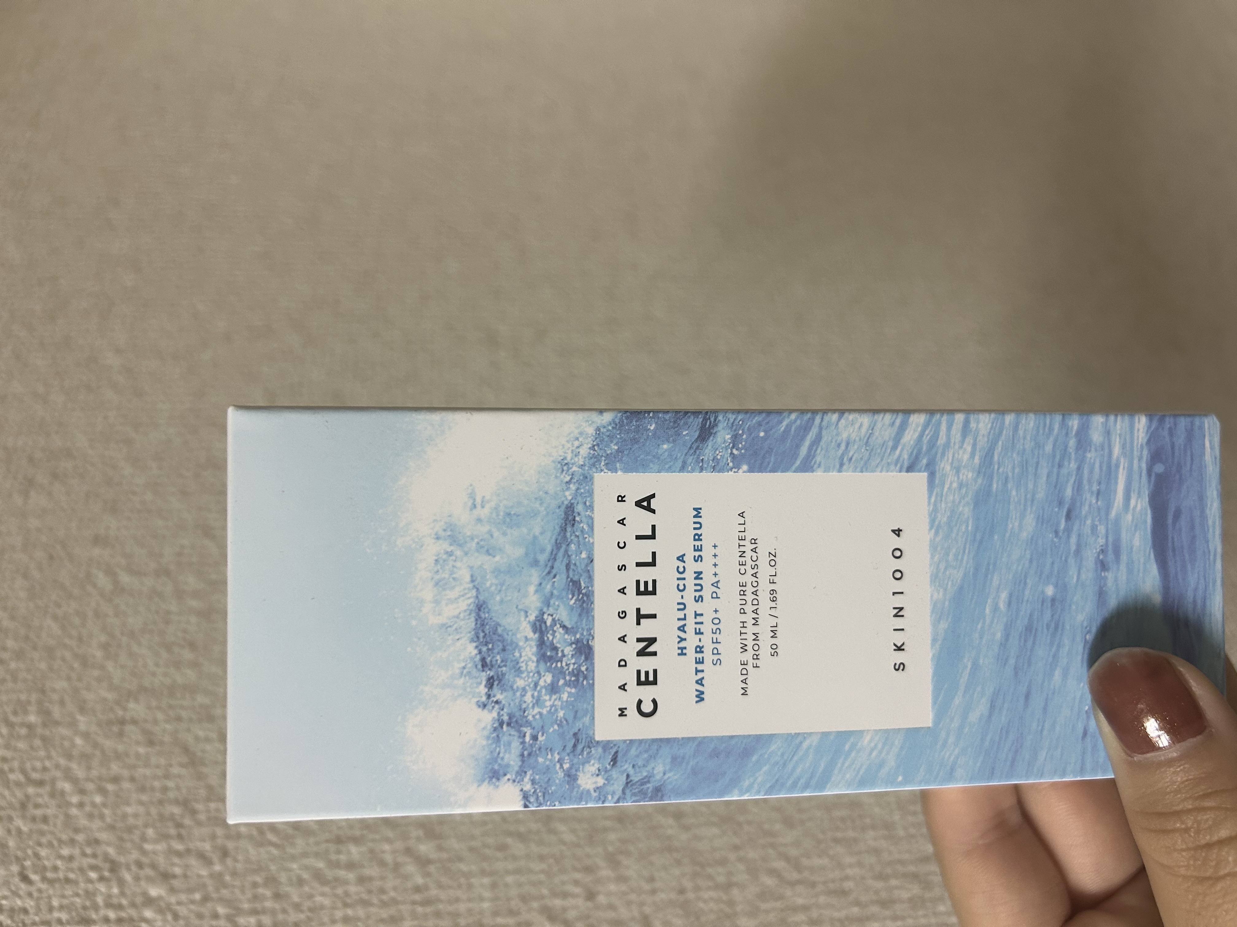 ヒアルーシカ ウォーターフィット サンセラム/SKIN1004/日焼け止めローションを使ったクチコミ（2枚目）