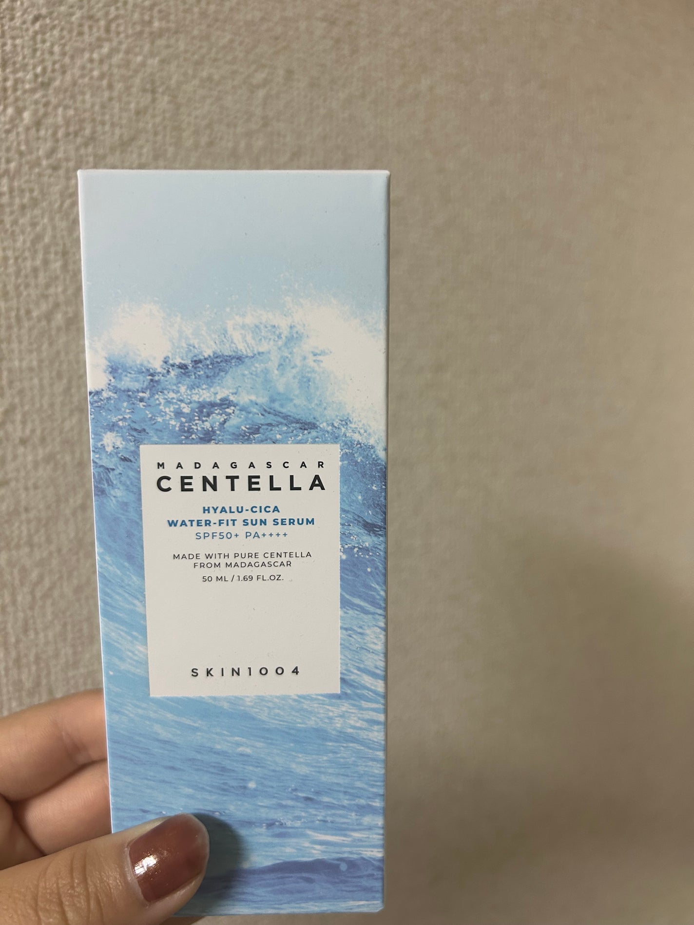 ヒアルーシカ ウォーターフィット サンセラム/SKIN1004/日焼け止めローションを使ったクチコミ(2枚目)