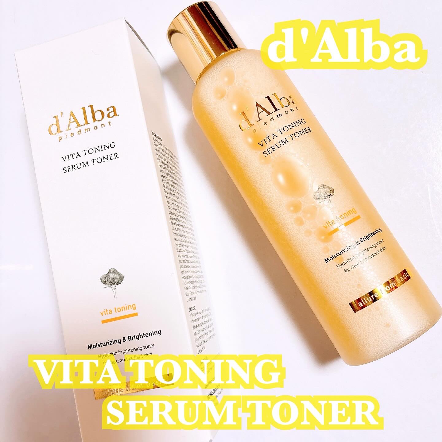 ビタトーニングセラムトナー/ダルバ/化粧水を使ったクチコミ（1枚目）